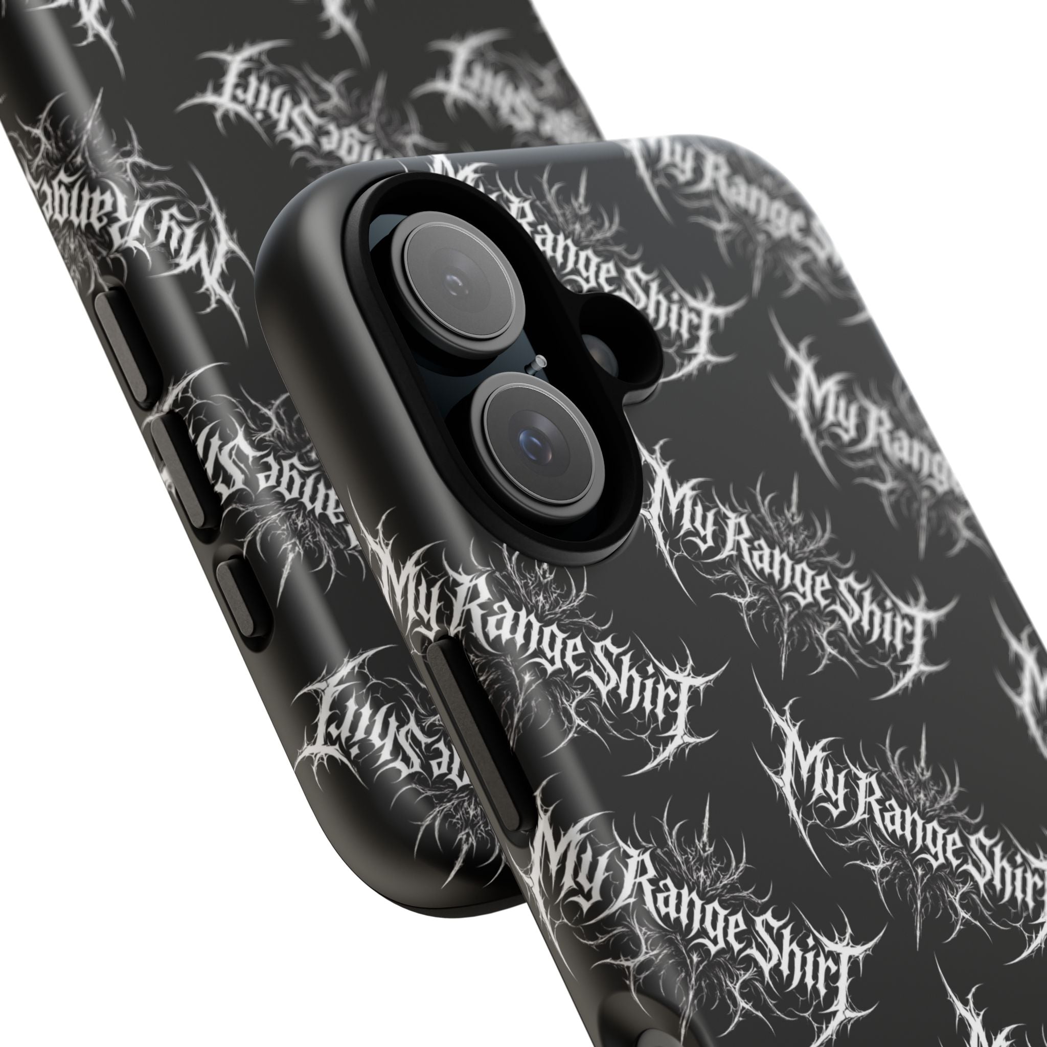 Tough Case — 'My Range Shirt' Metal Logo Black Protective Phone Case