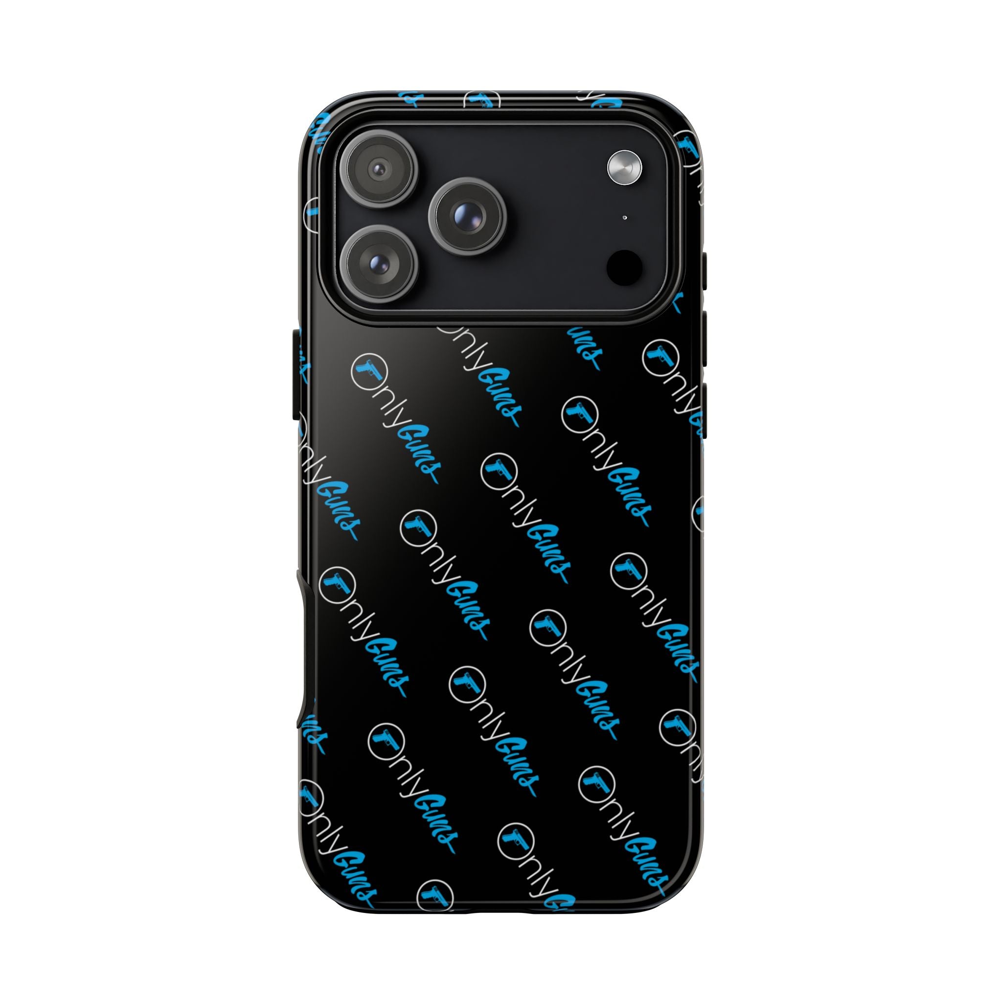 Only Guns Black Protective Phone Case