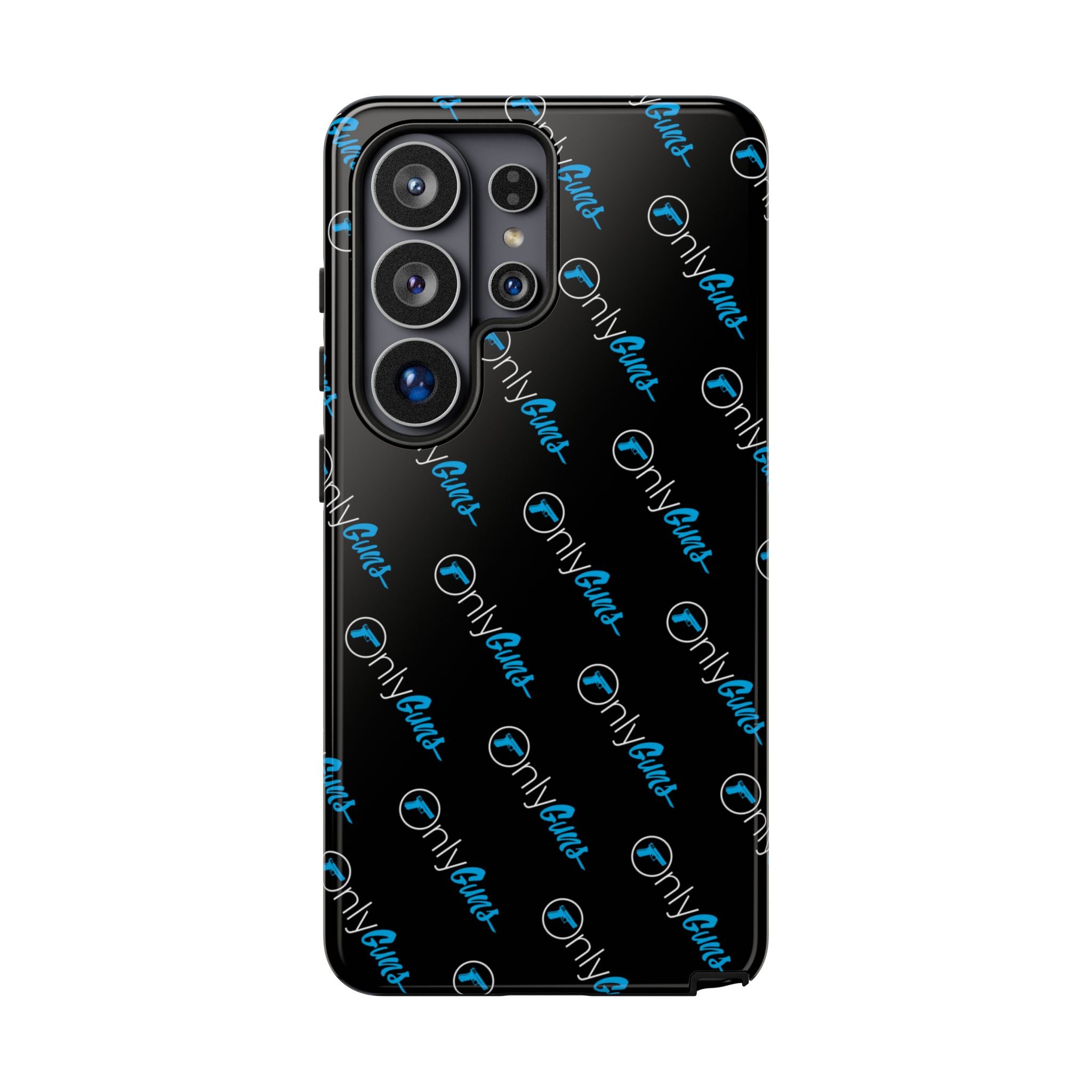 Only Guns Black Protective Phone Case