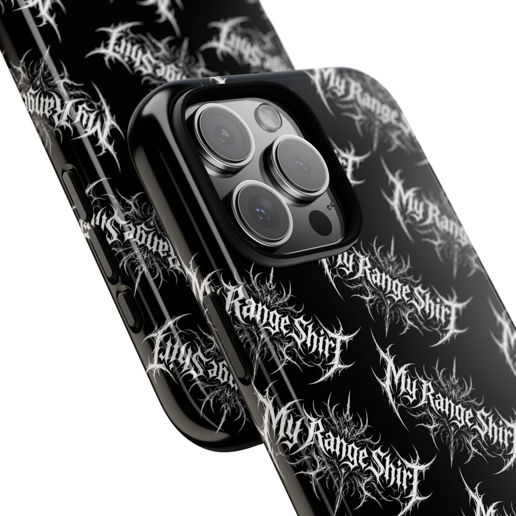 Tough Case — 'My Range Shirt' Metal Logo Black Protective Phone Case
