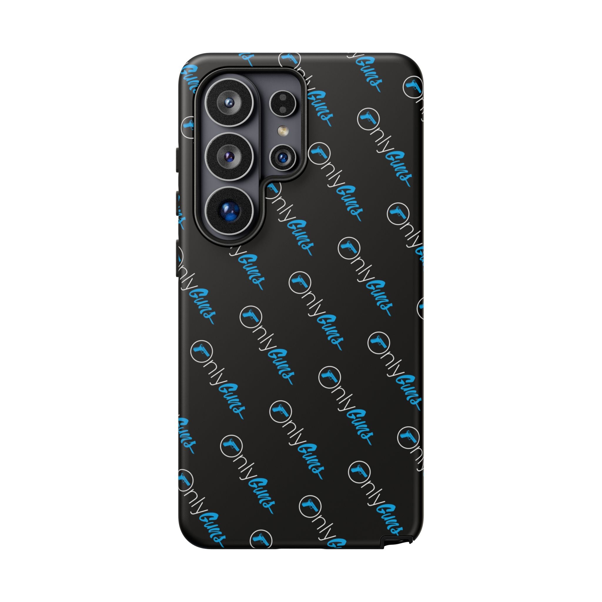 Only Guns Black Protective Phone Case