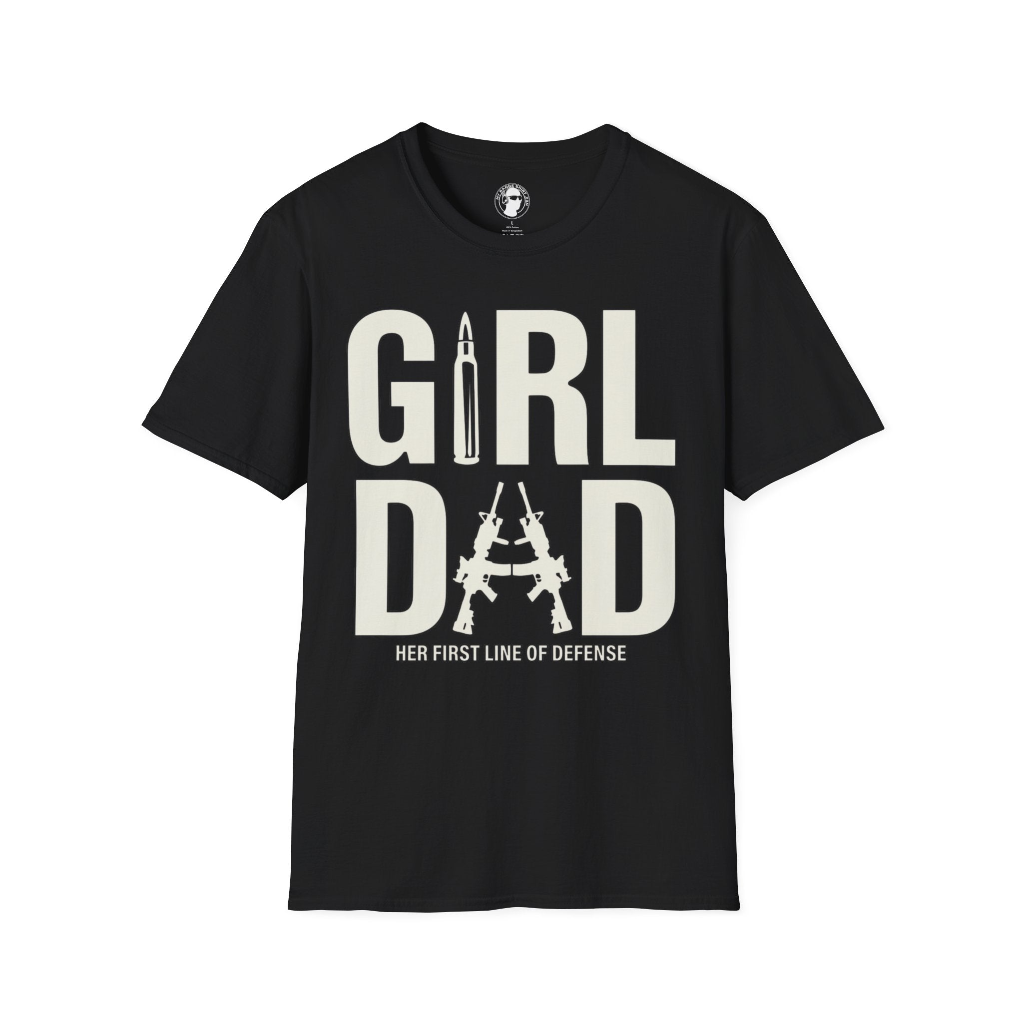 Girl Dad, Her First Line of Defense T-Shirt