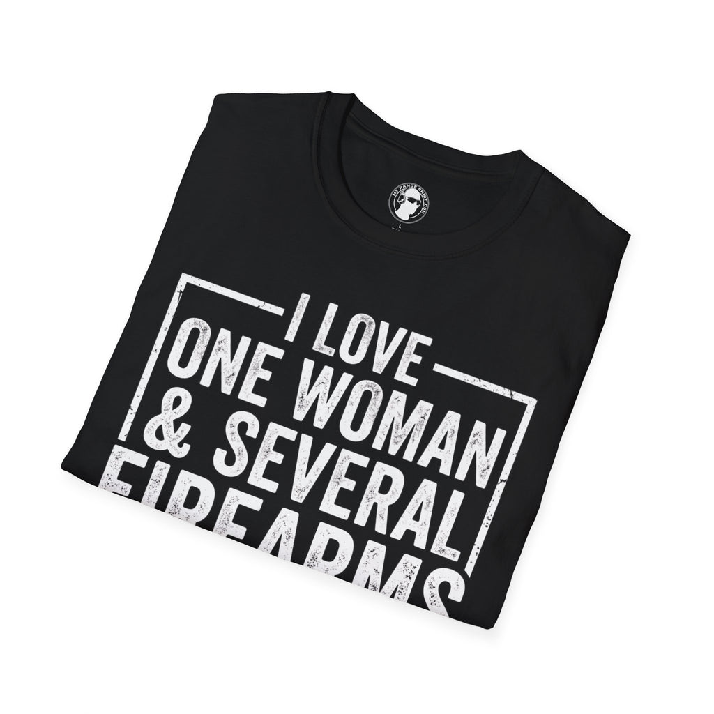 I Love One Woman & Several Firearms T-Shirt