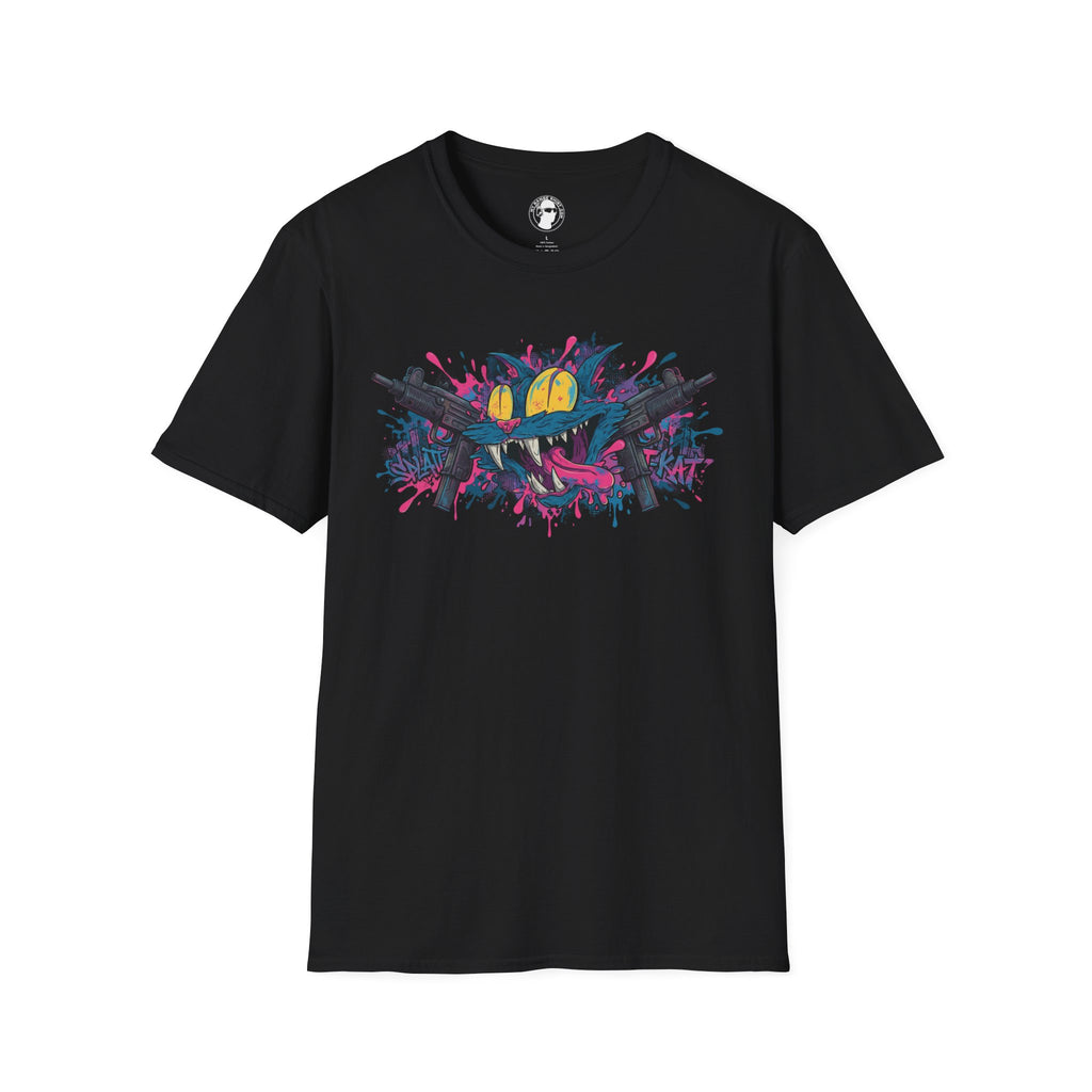 Cat Street Art T-Shirt