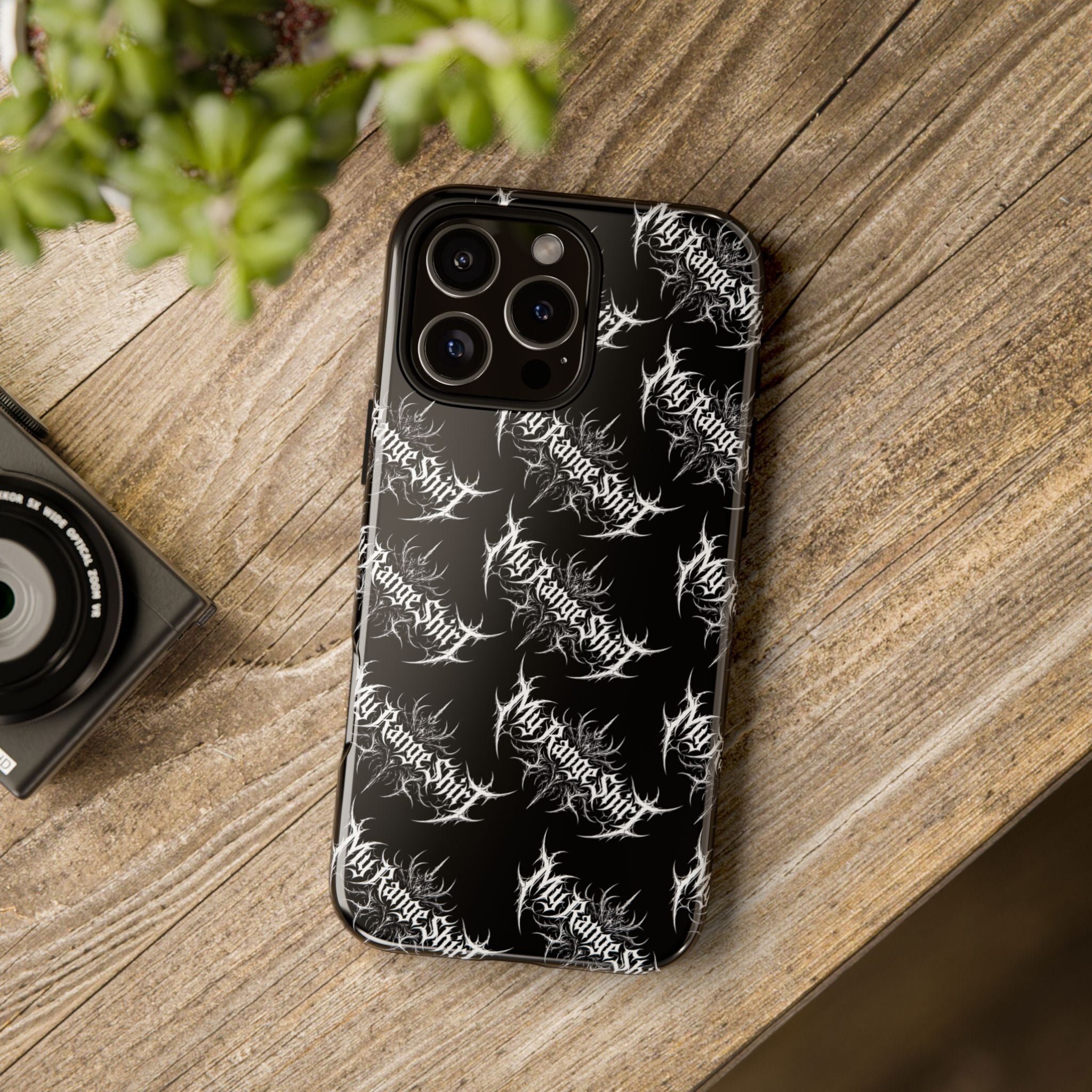 Tough Case — 'My Range Shirt' Metal Logo Black Protective Phone Case