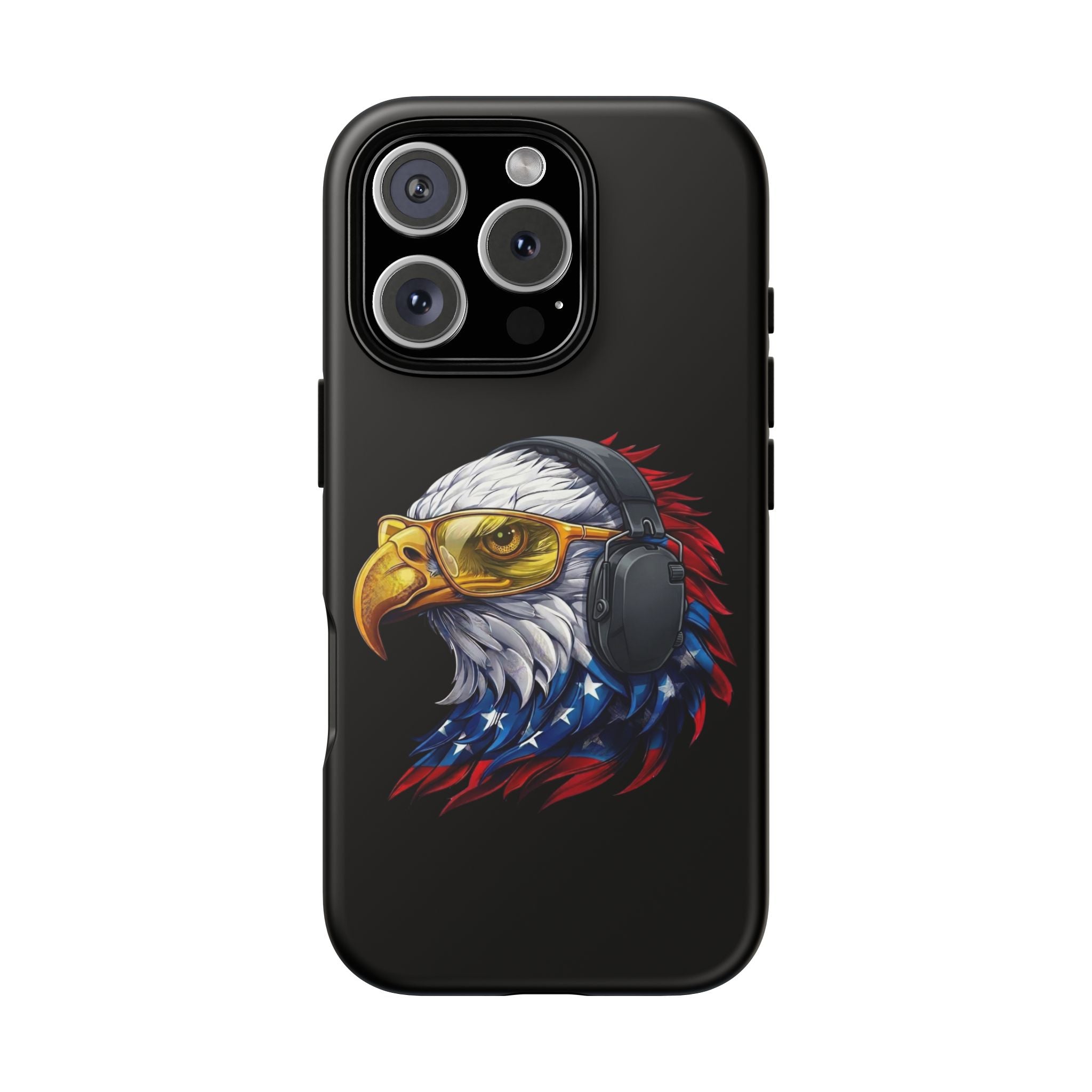 Freedom Eagle Black Protective Phone Case
