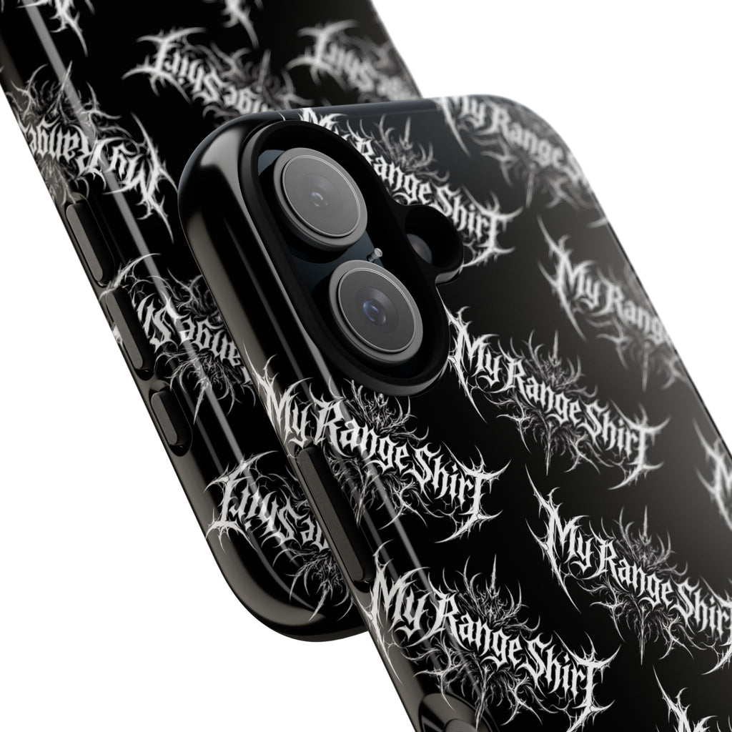 Tough Case — 'My Range Shirt' Metal Logo Black Protective Phone Case