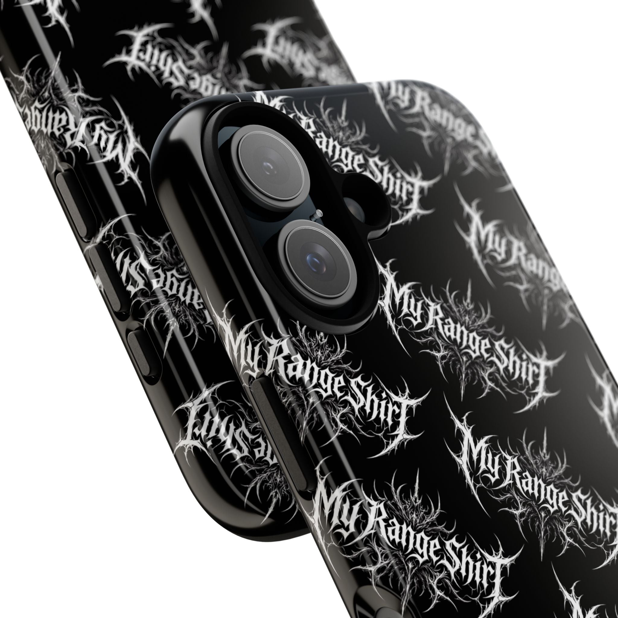 Tough Case — 'My Range Shirt' Metal Logo Black Protective Phone Case