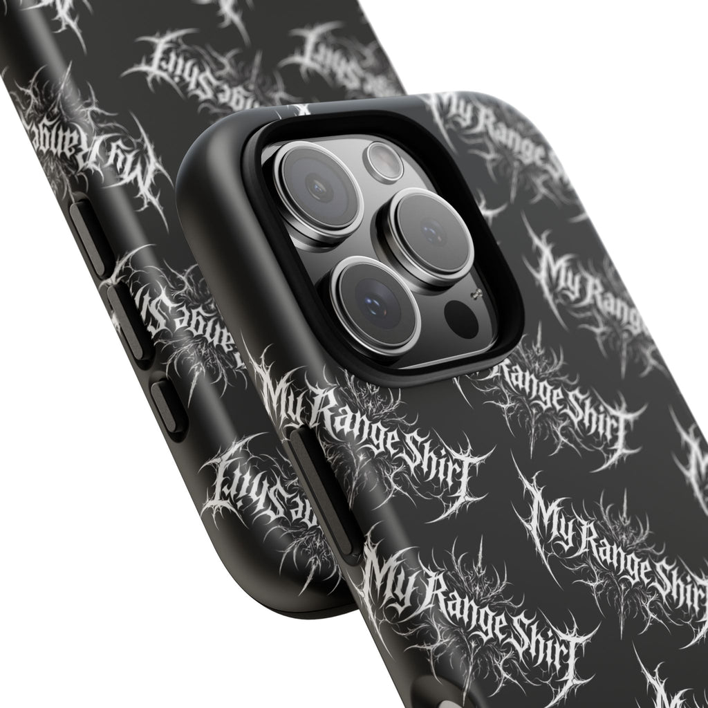 Tough Case — 'My Range Shirt' Metal Logo Black Protective Phone Case