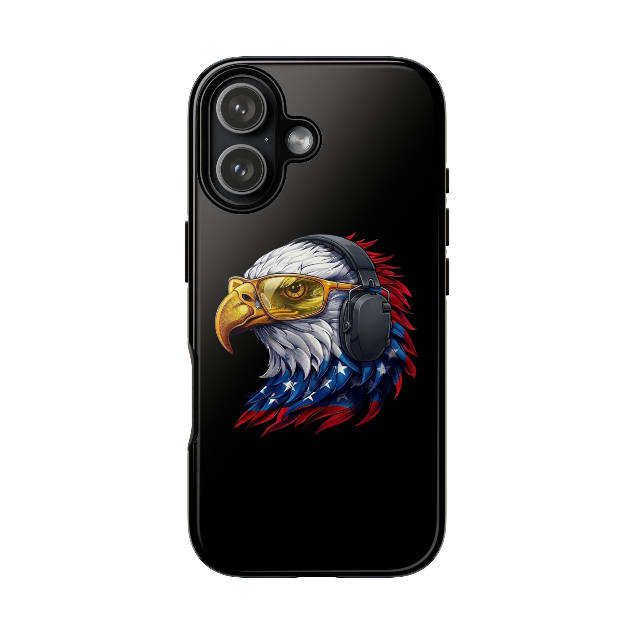 Freedom Eagle Black Protective Phone Case