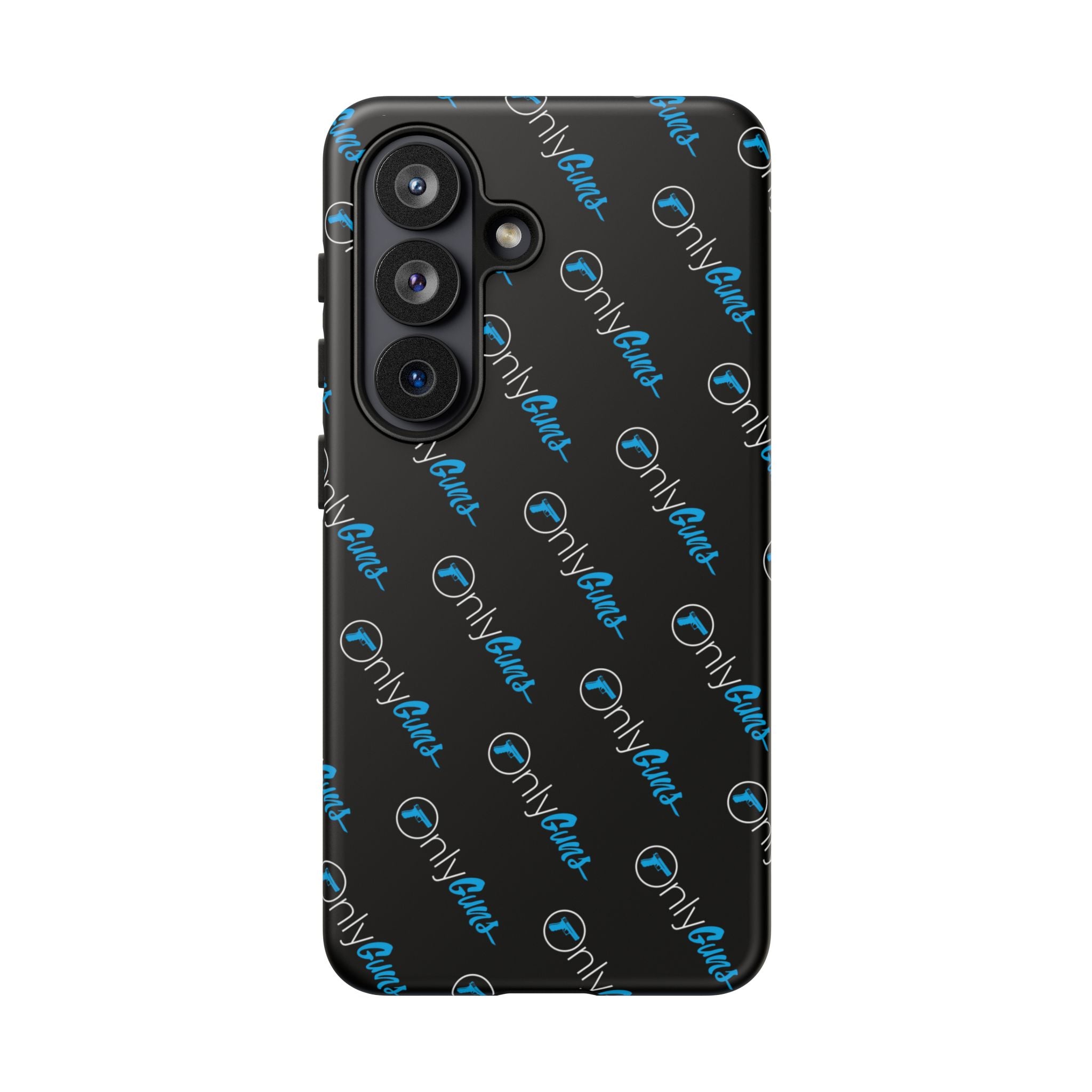 Only Guns Black Protective Phone Case