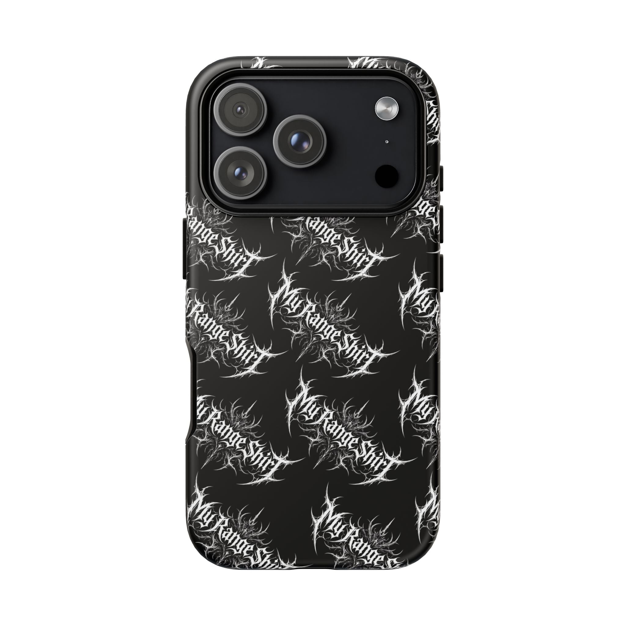 Tough Case — 'My Range Shirt' Metal Logo Black Protective Phone Case