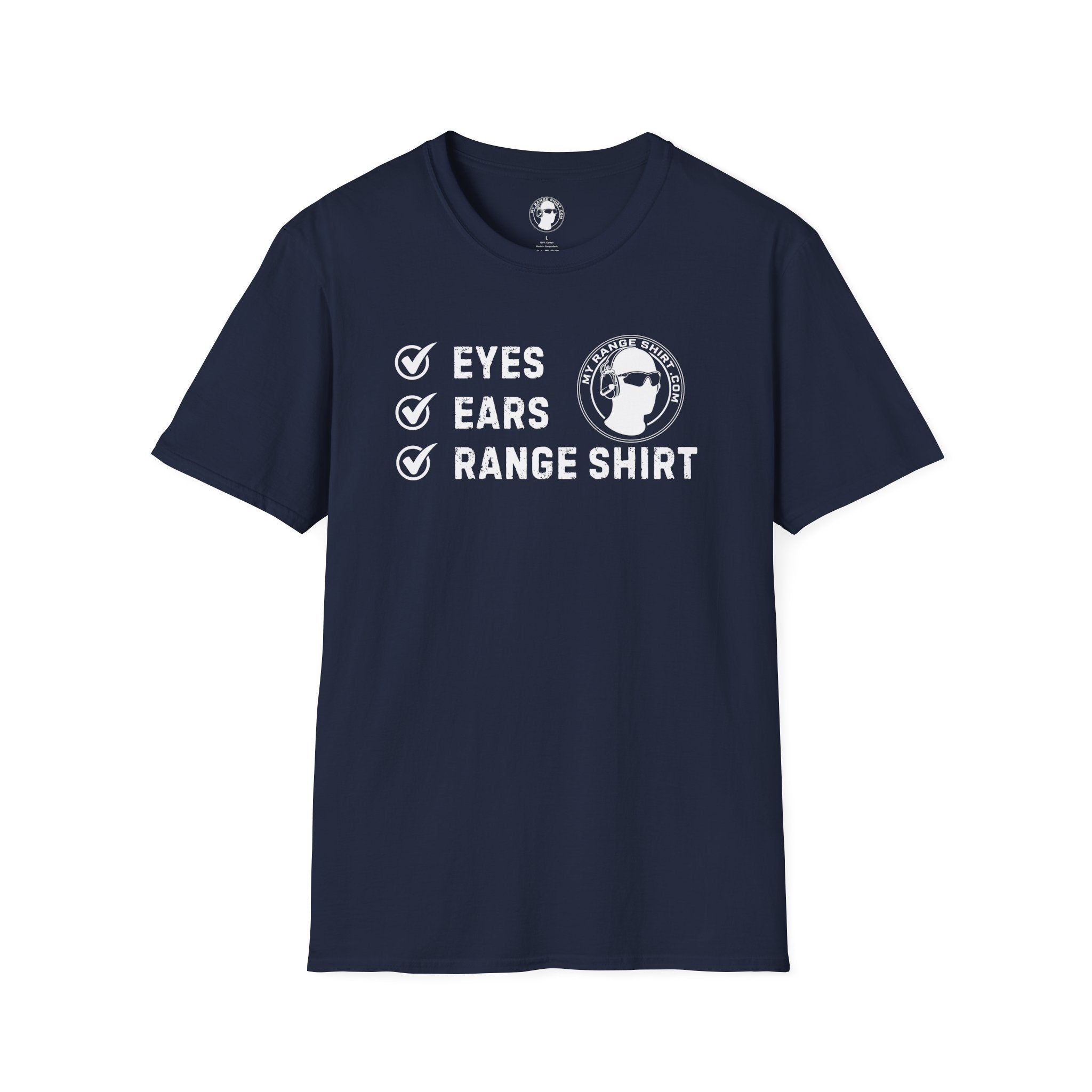 Eyes, Ears, Range Shirt Checklist T-Shirt