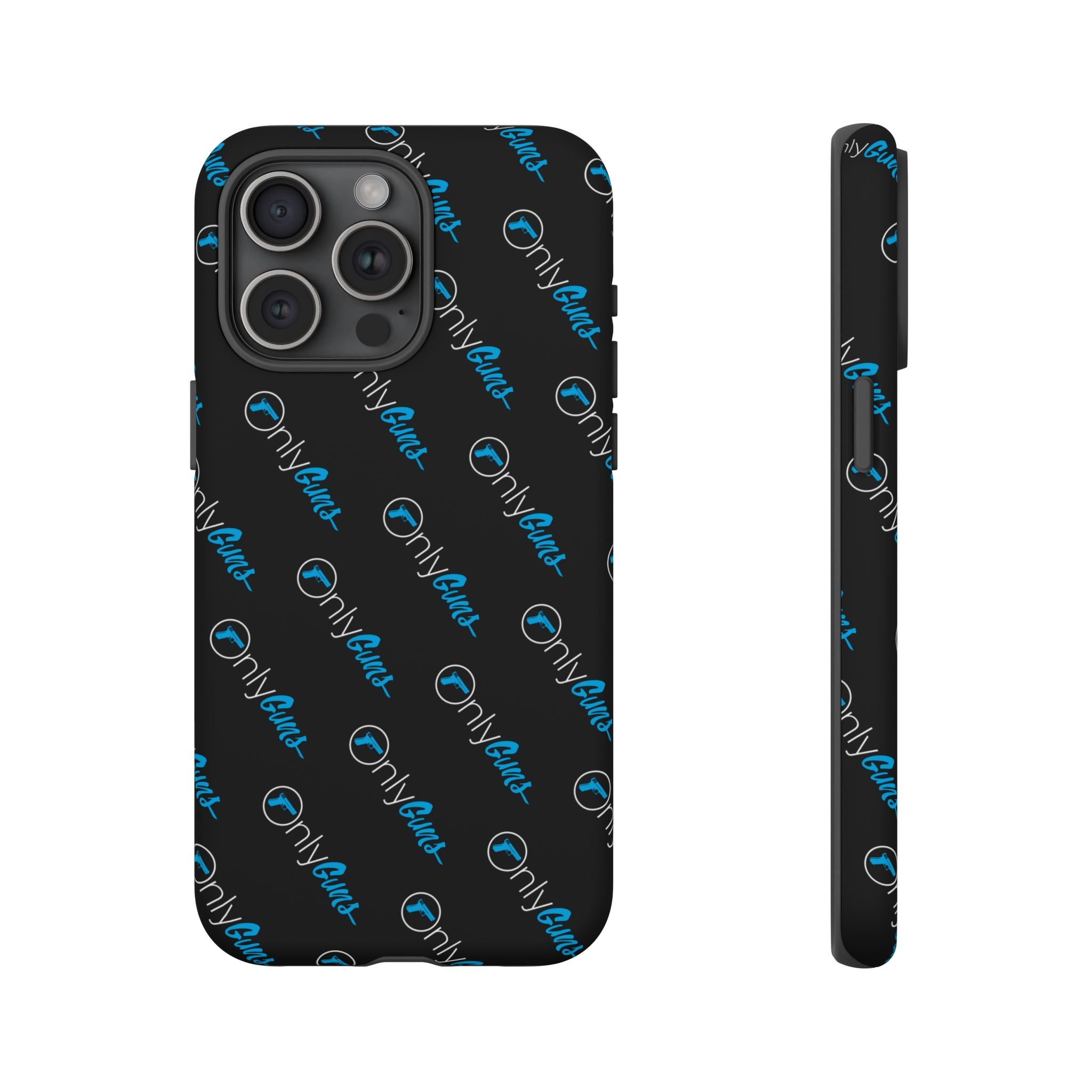 Only Guns Black Protective Phone Case