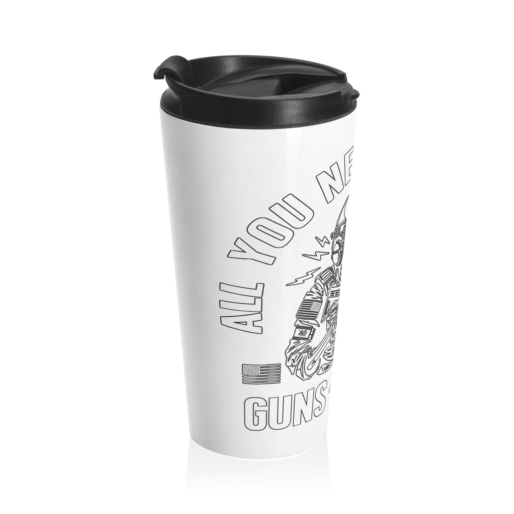 'You Need In Guns + Tacos ' Tactical Stainless Steel Tumbler