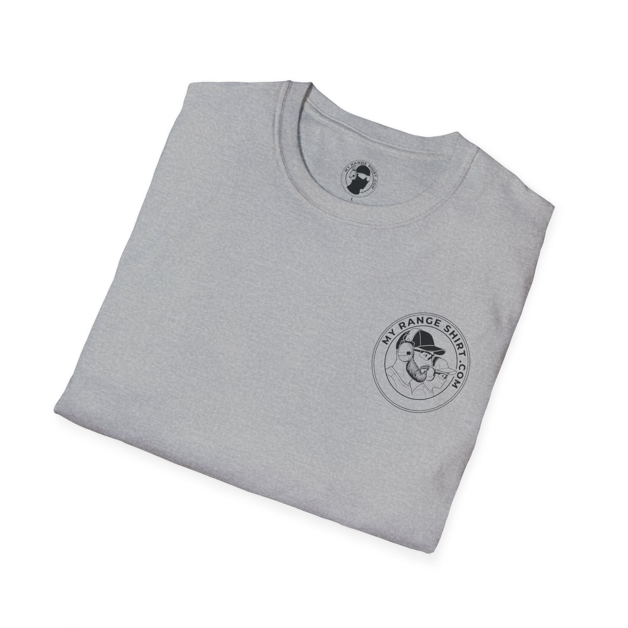 Bearded Father and Son My Range T-Shirt