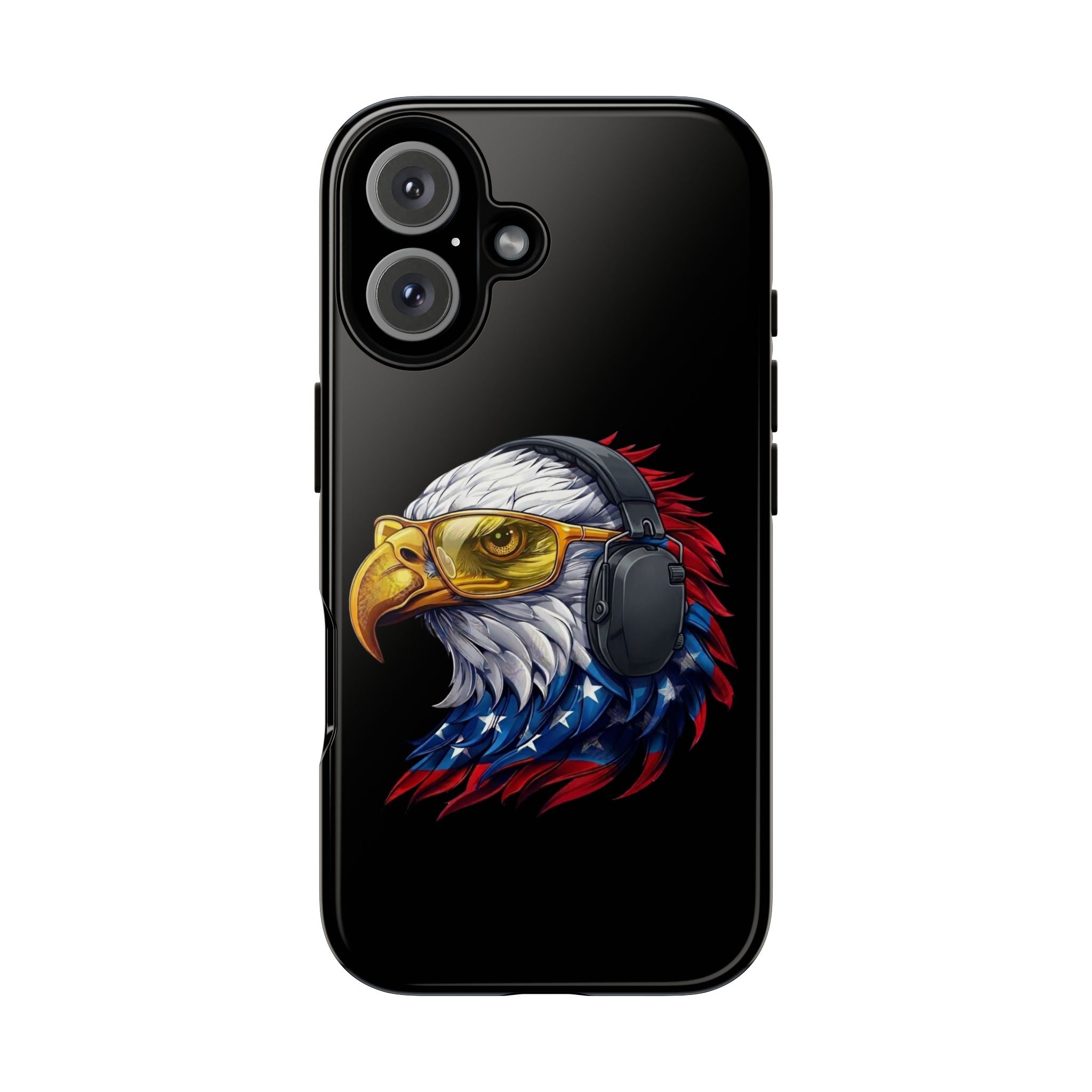 Freedom Eagle Black Protective Phone Case