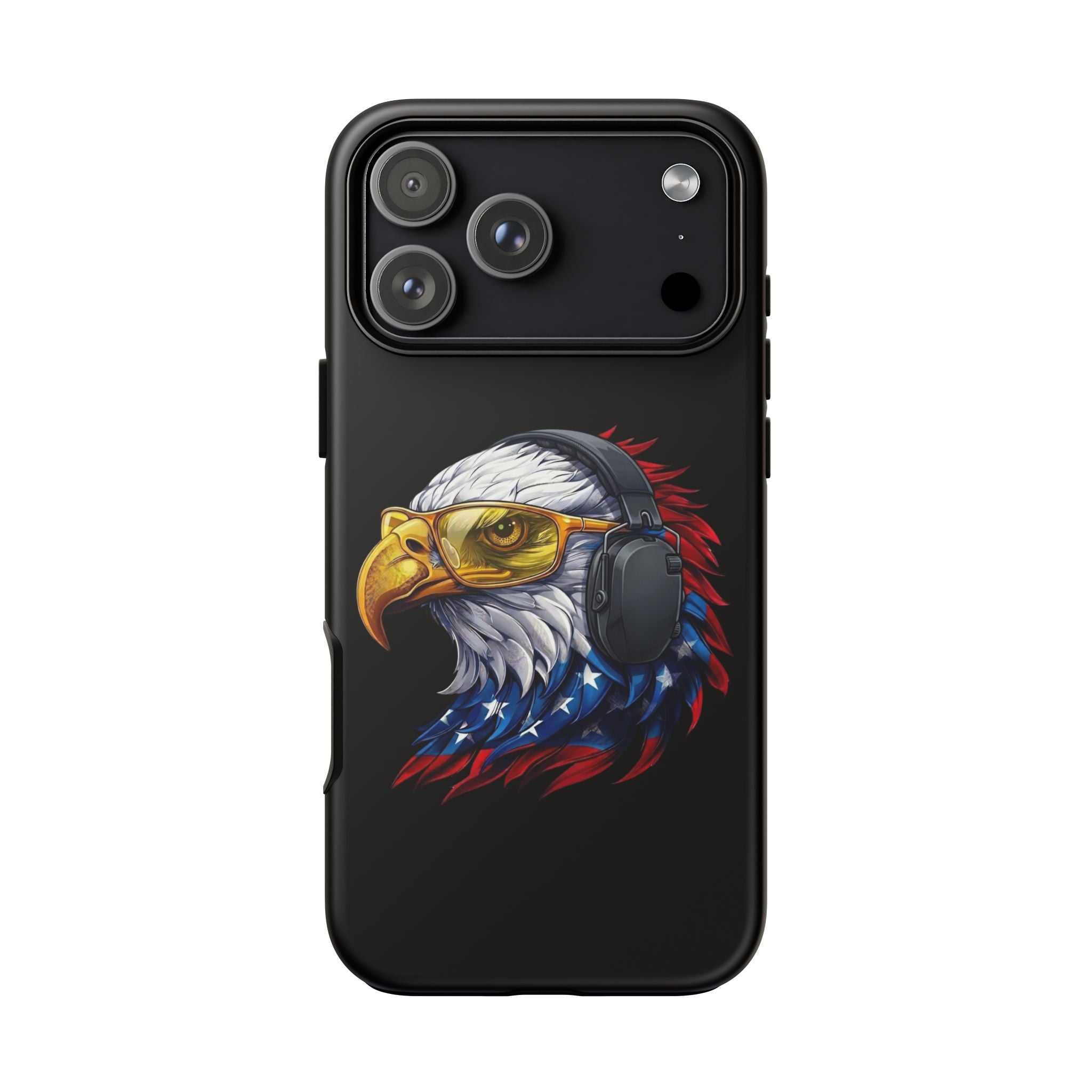 Freedom Eagle Black Protective Phone Case