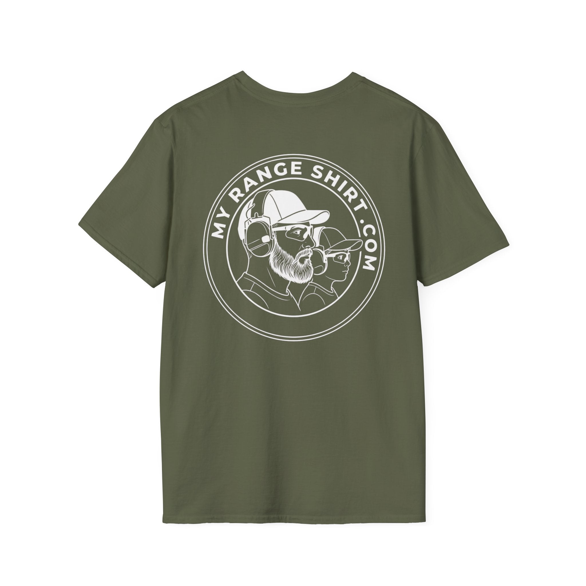 Bearded Father and Son My Range T-Shirt