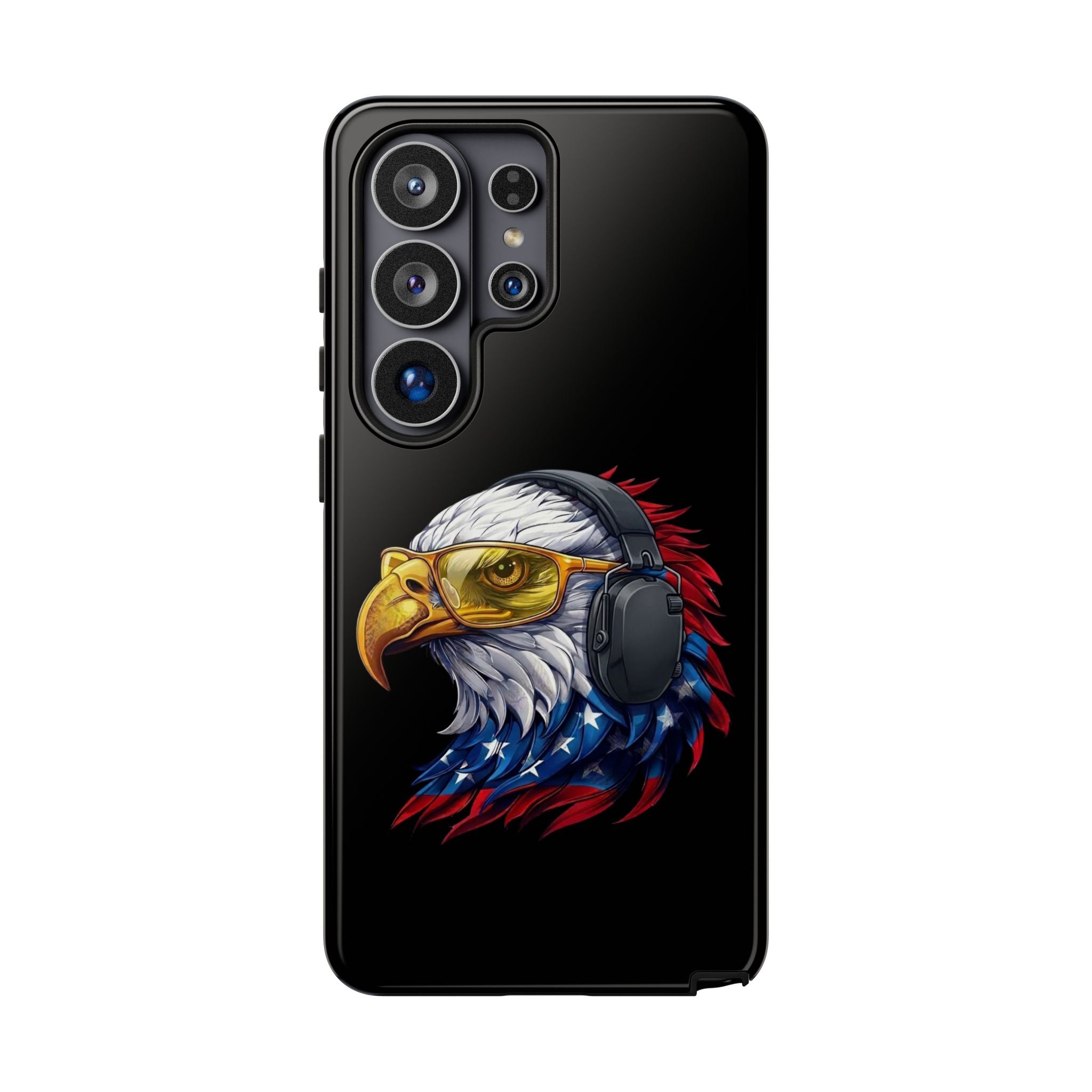 Freedom Eagle Black Protective Phone Case