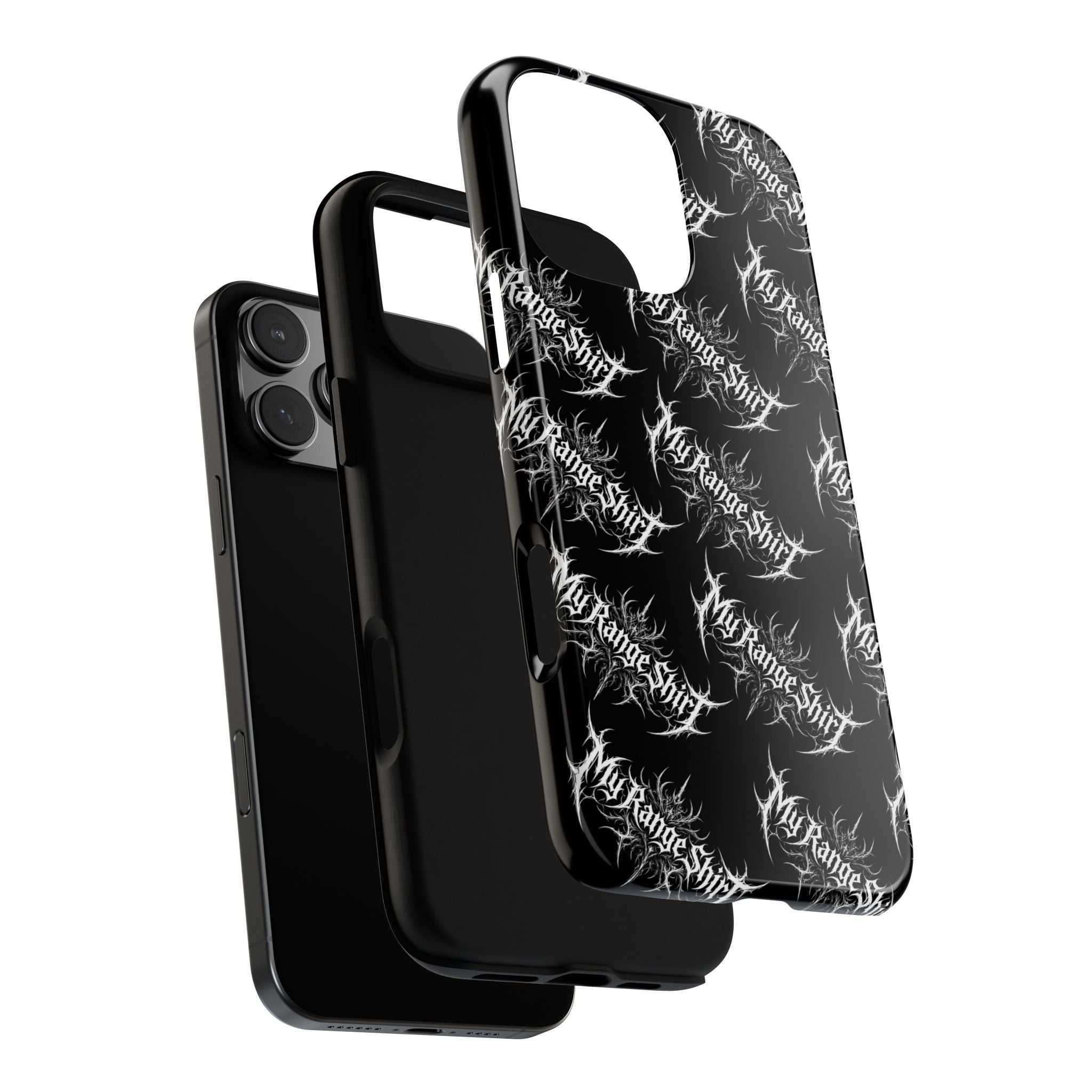 Tough Case — 'My Range Shirt' Metal Logo Black Protective Phone Case