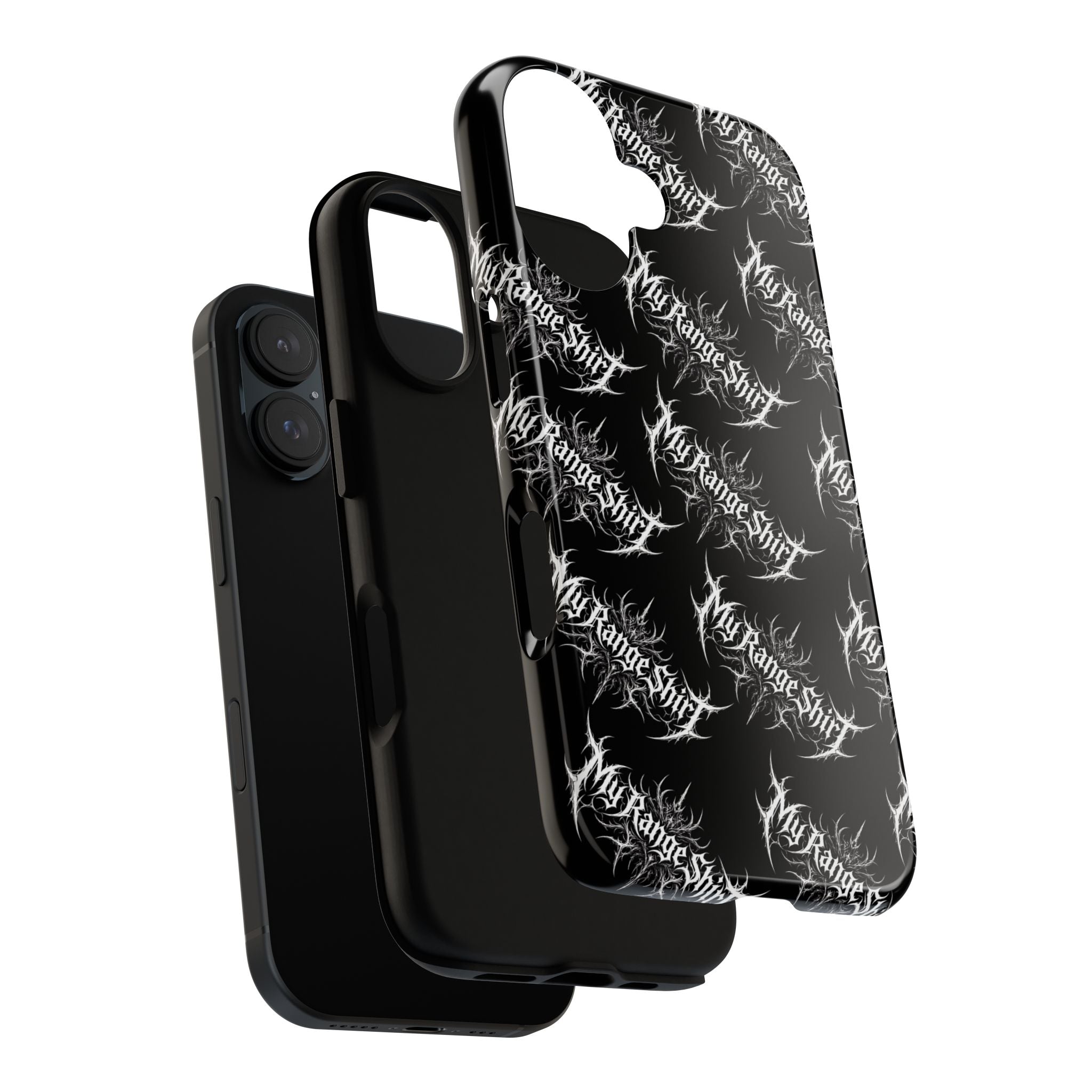 Tough Case — 'My Range Shirt' Metal Logo Black Protective Phone Case