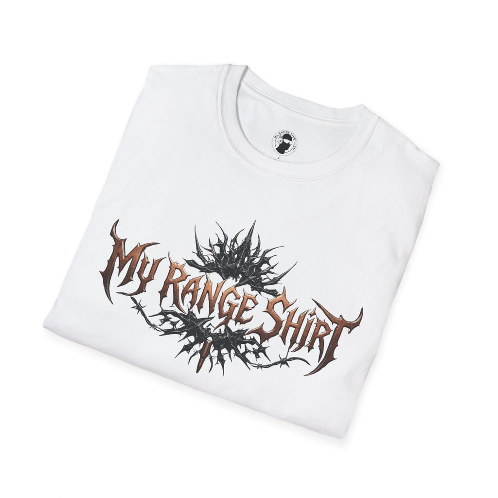 Twisted Barbed Wire Metal Logo T-Shirt