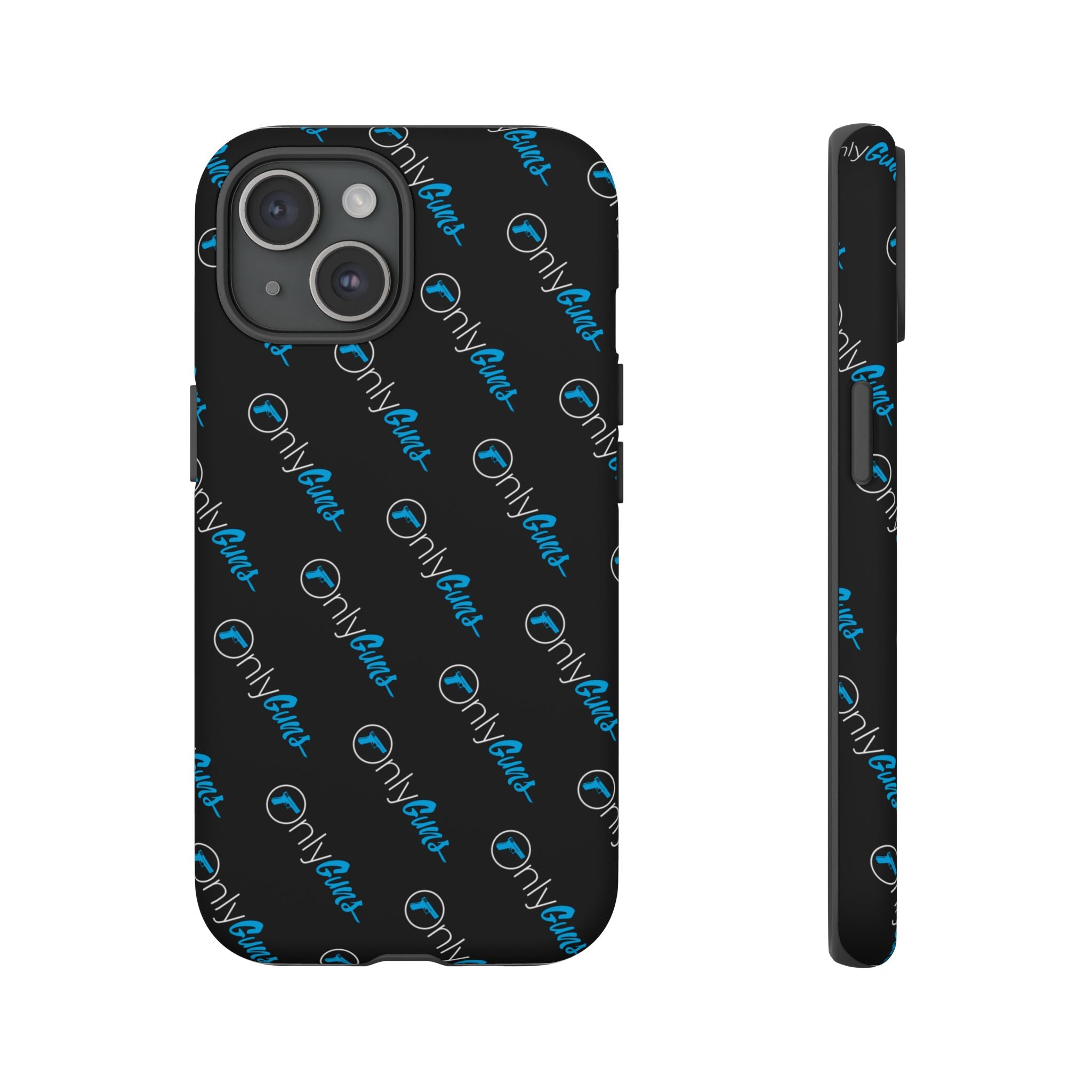Only Guns Black Protective Phone Case