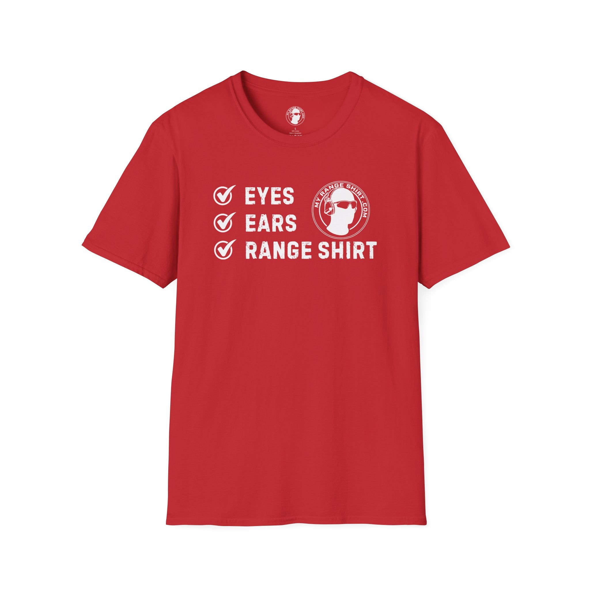 Eyes, Ears, Range Shirt Checklist T-Shirt