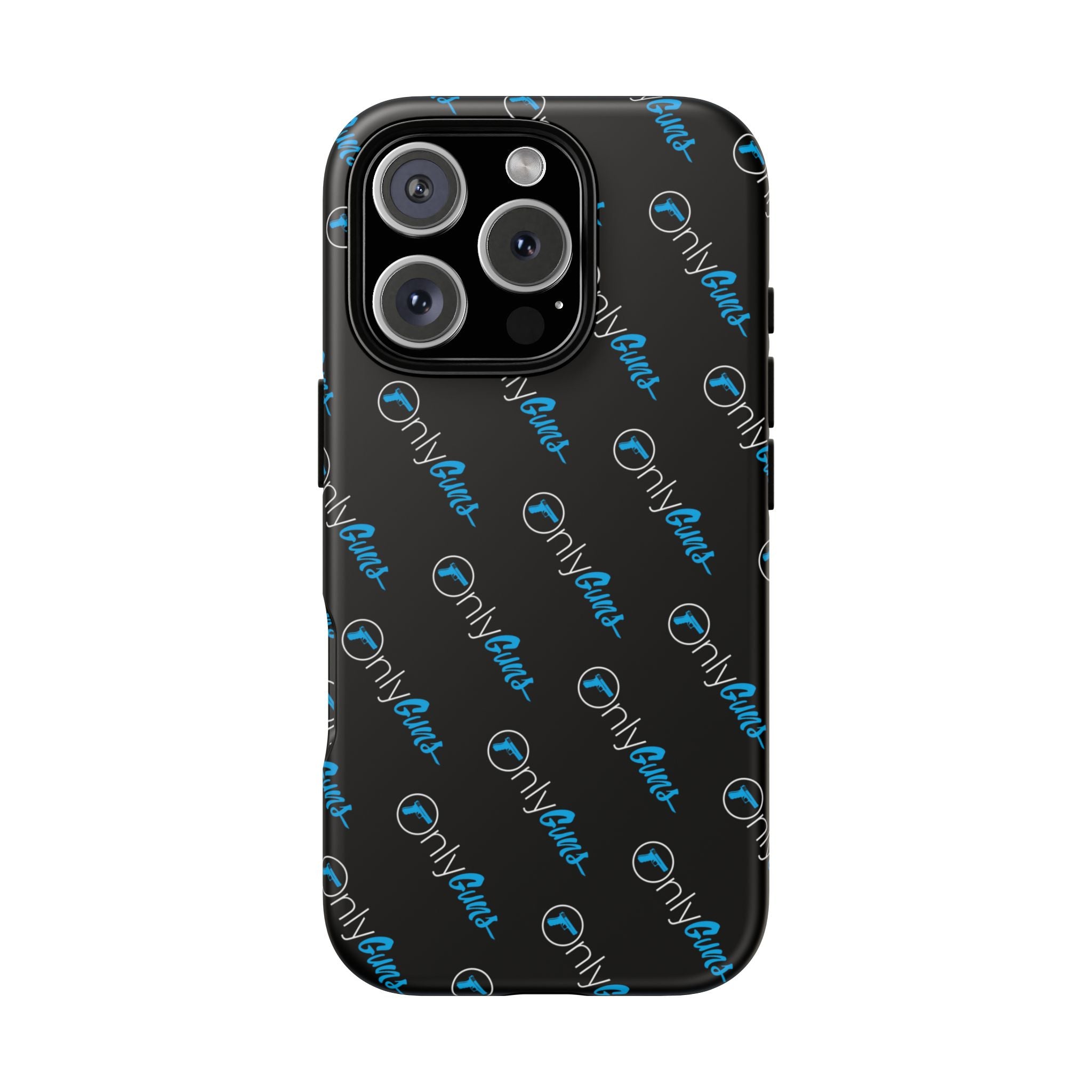 Only Guns Black Protective Phone Case