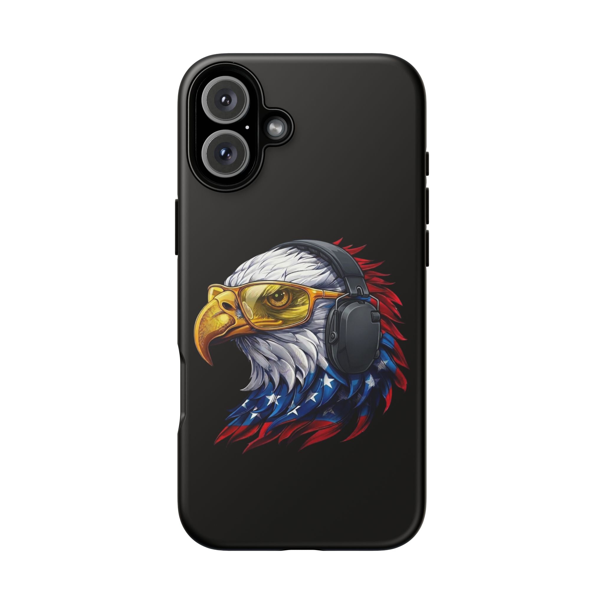 Freedom Eagle Black Protective Phone Case