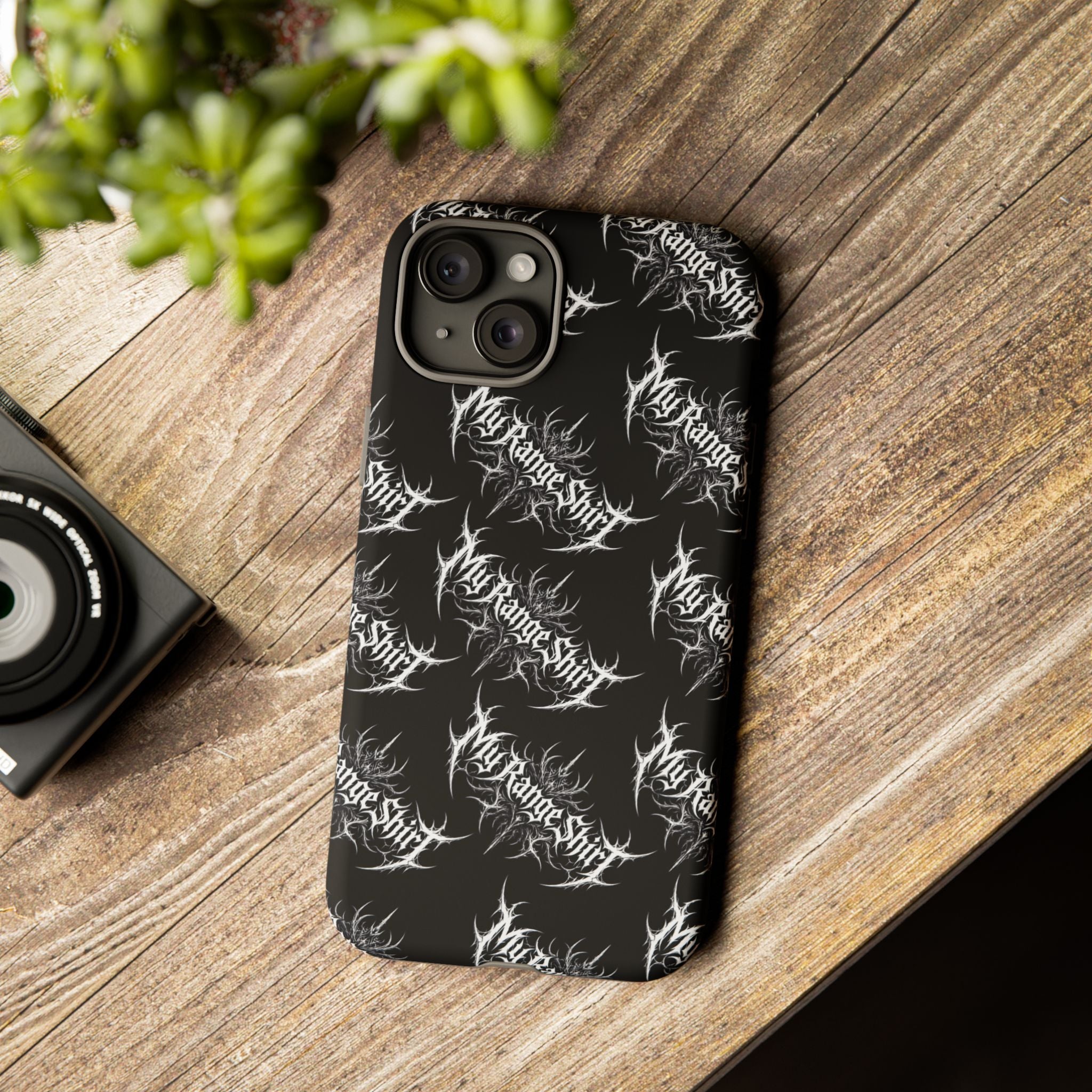 Tough Case — 'My Range Shirt' Metal Logo Black Protective Phone Case