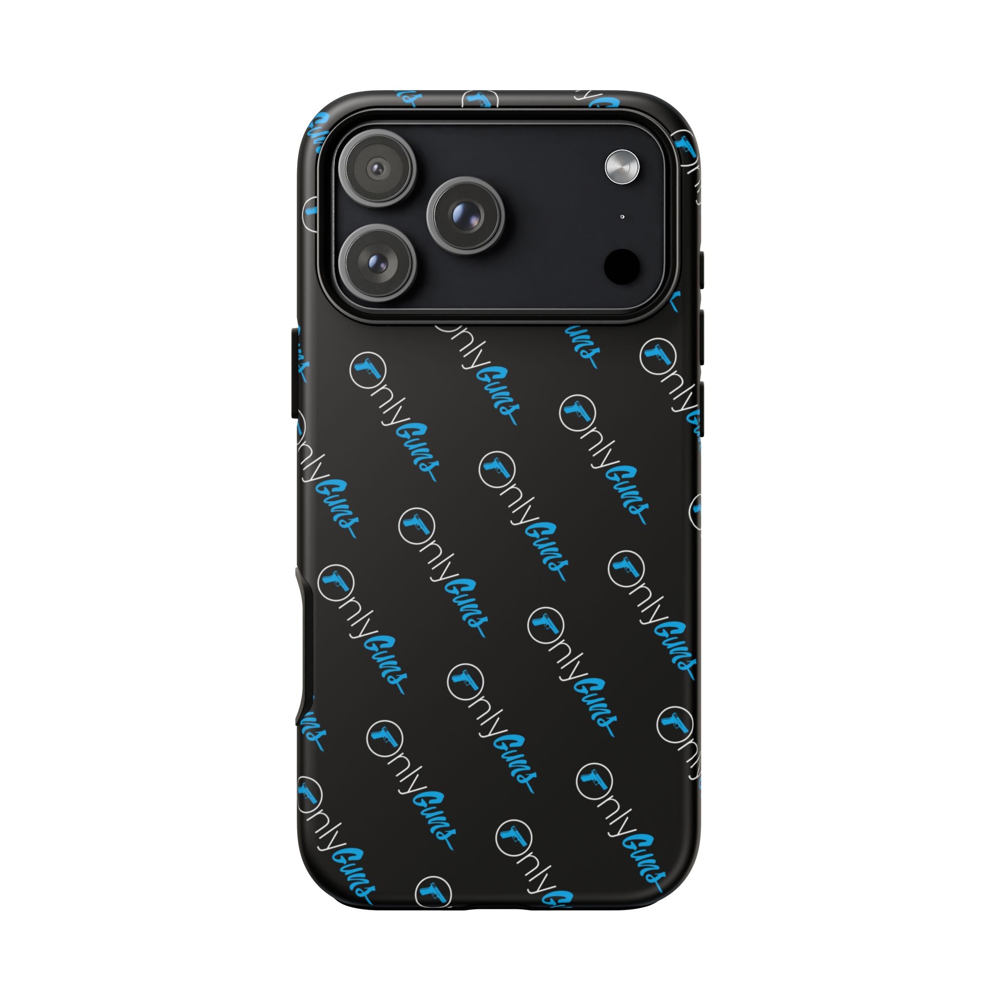 Only Guns Black Protective Phone Case
