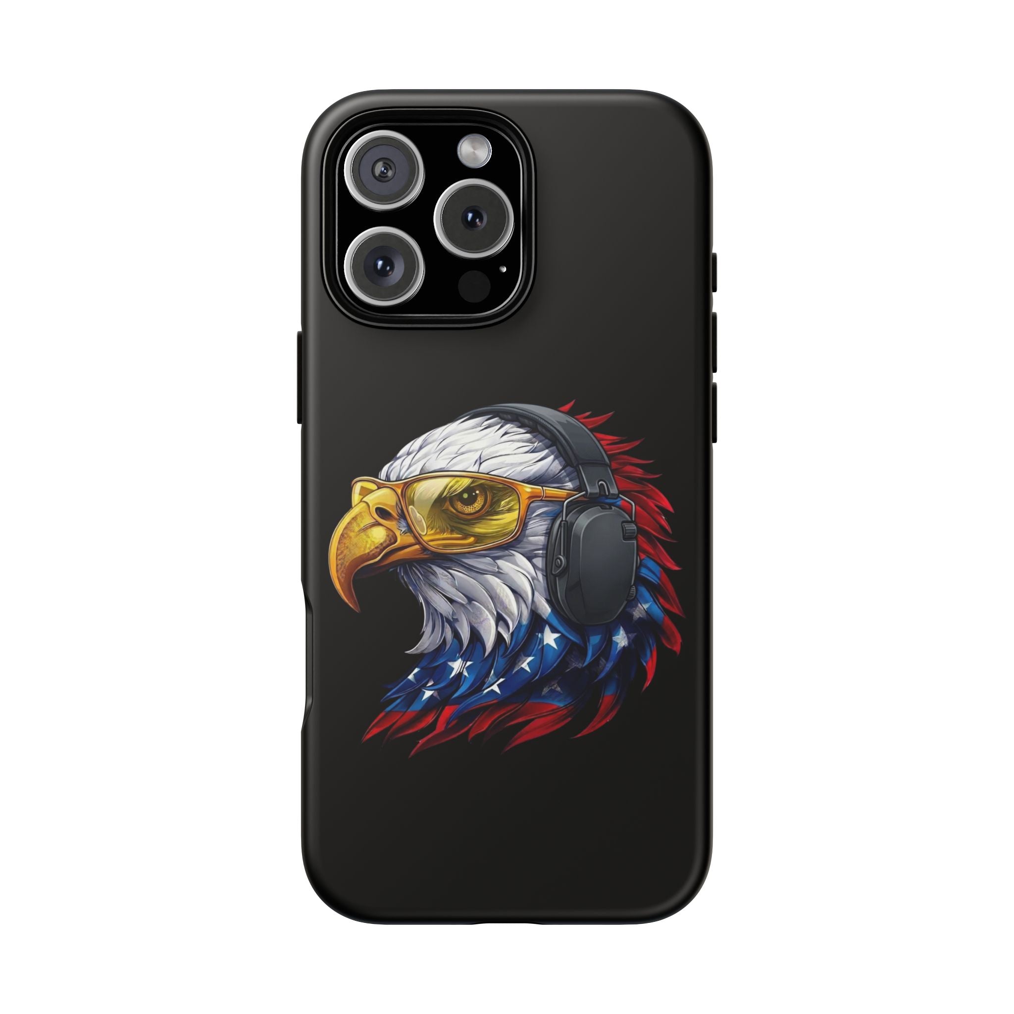 Freedom Eagle Black Protective Phone Case