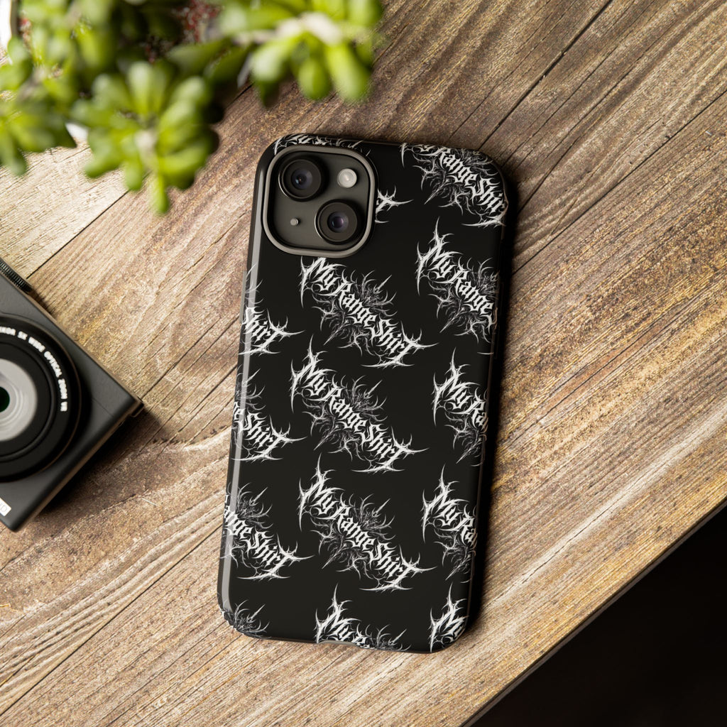 Tough Case — 'My Range Shirt' Metal Logo Black Protective Phone Case