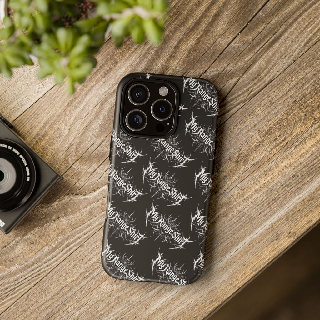 Tough Case — 'My Range Shirt' Metal Logo Black Protective Phone Case
