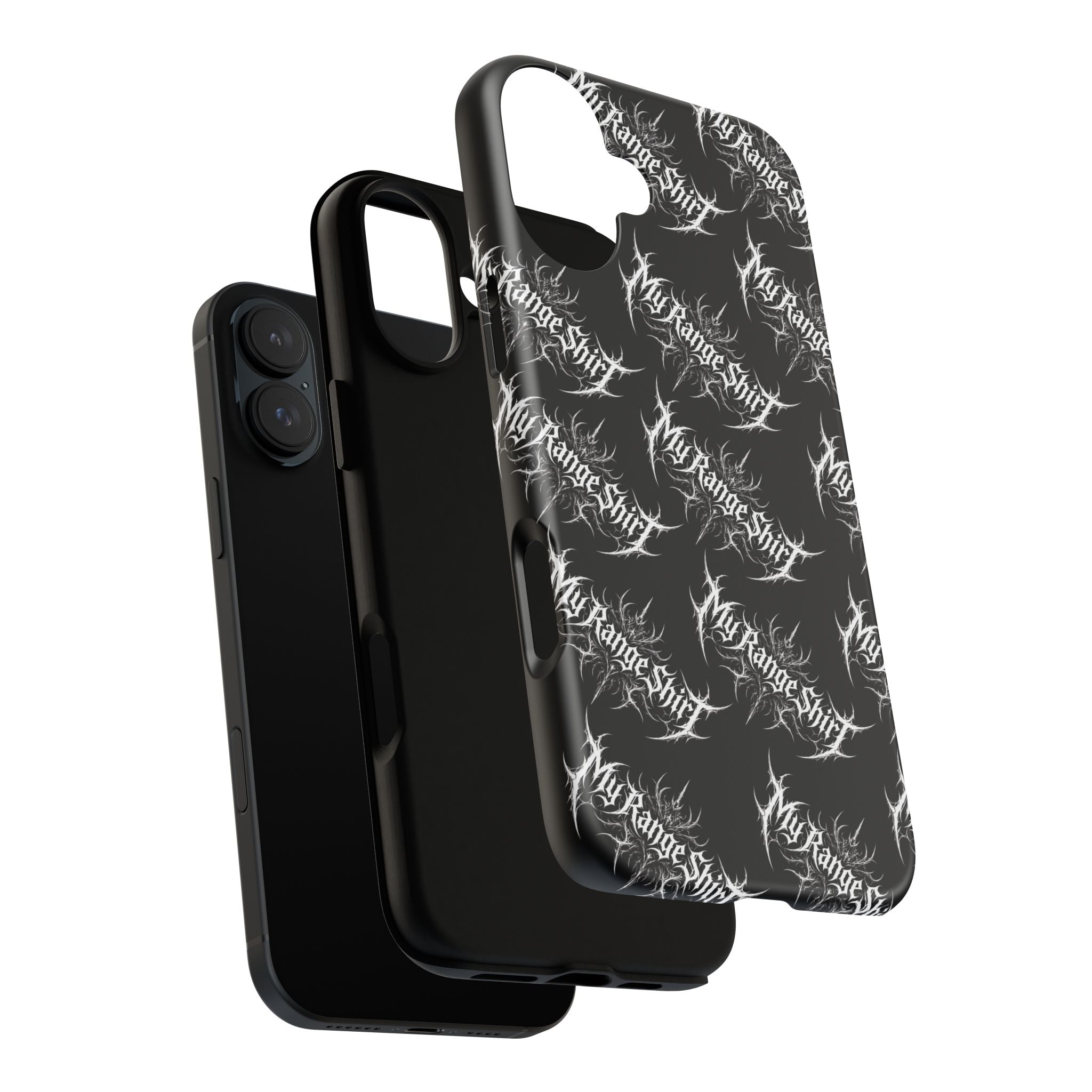 Tough Case — 'My Range Shirt' Metal Logo Black Protective Phone Case