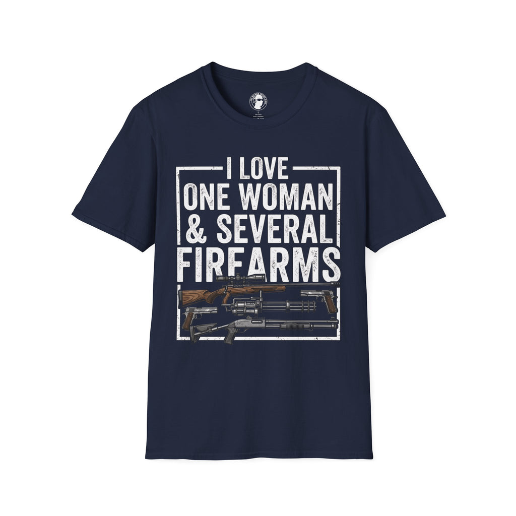 I Love One Woman & Several Firearms T-Shirt