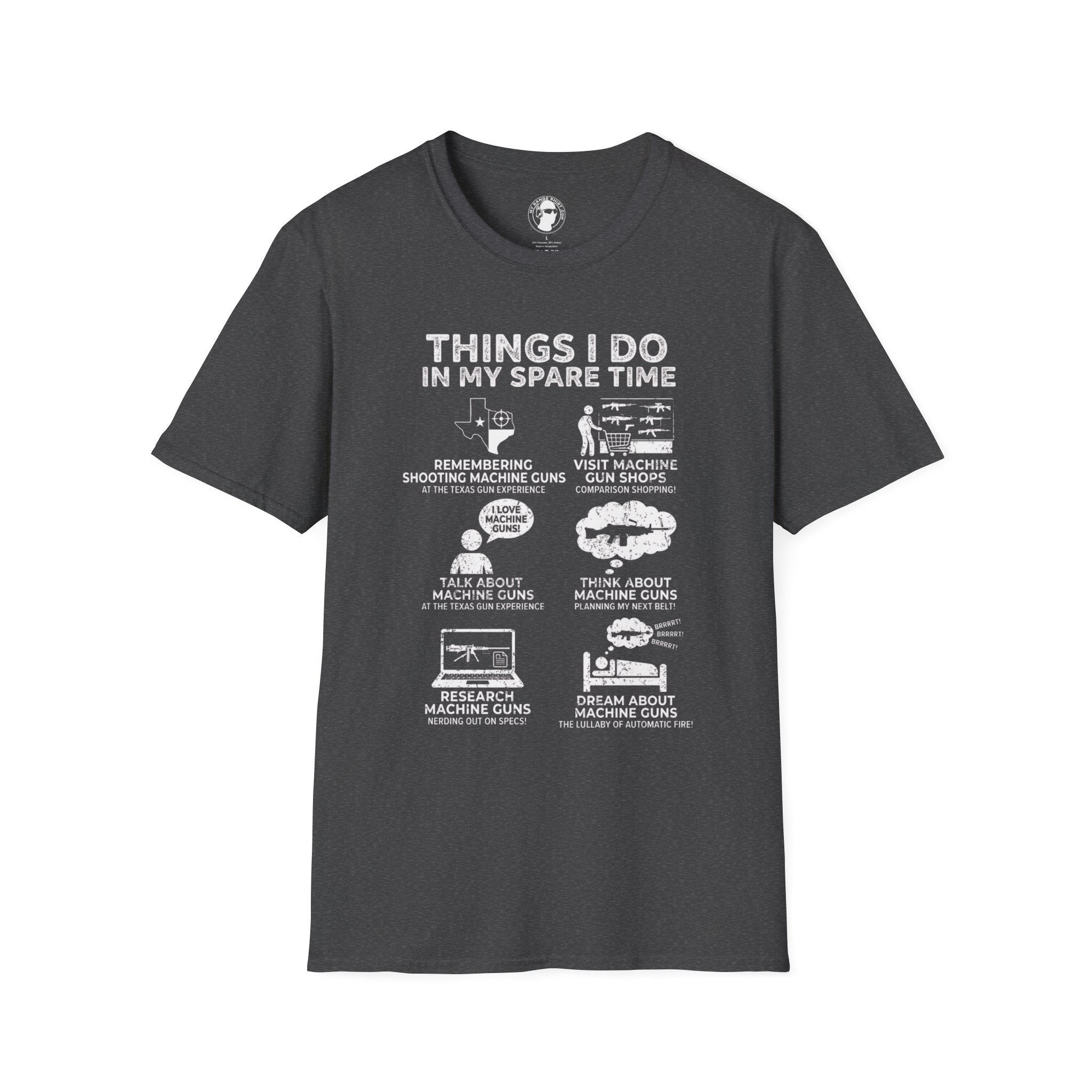 Machine Gun Mindset Hook T-Shirt