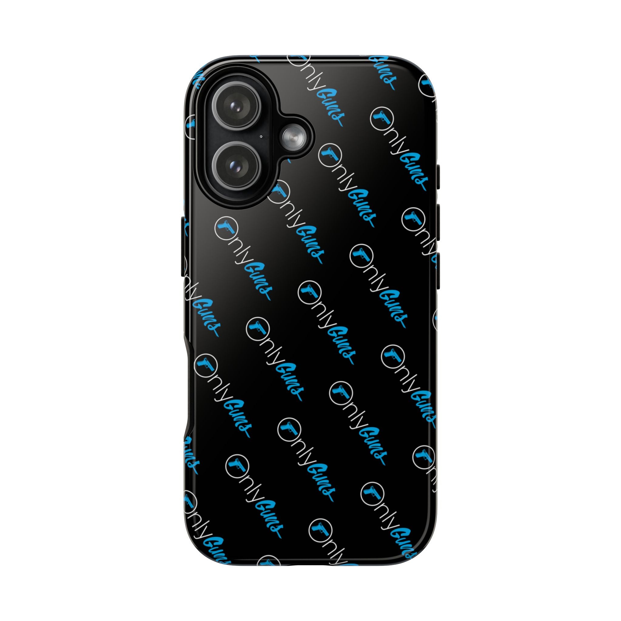 Only Guns Black Protective Phone Case