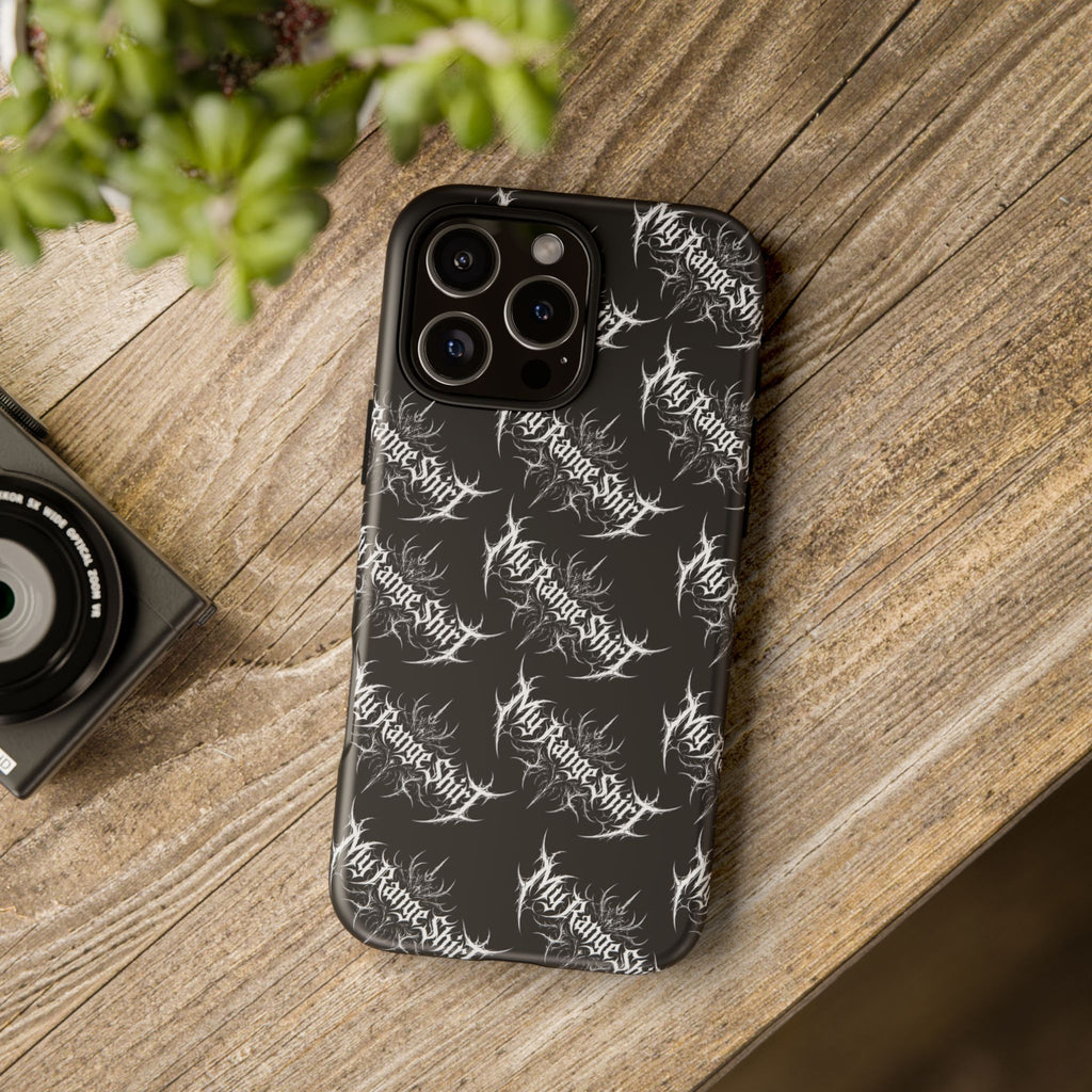 Tough Case — 'My Range Shirt' Metal Logo Black Protective Phone Case