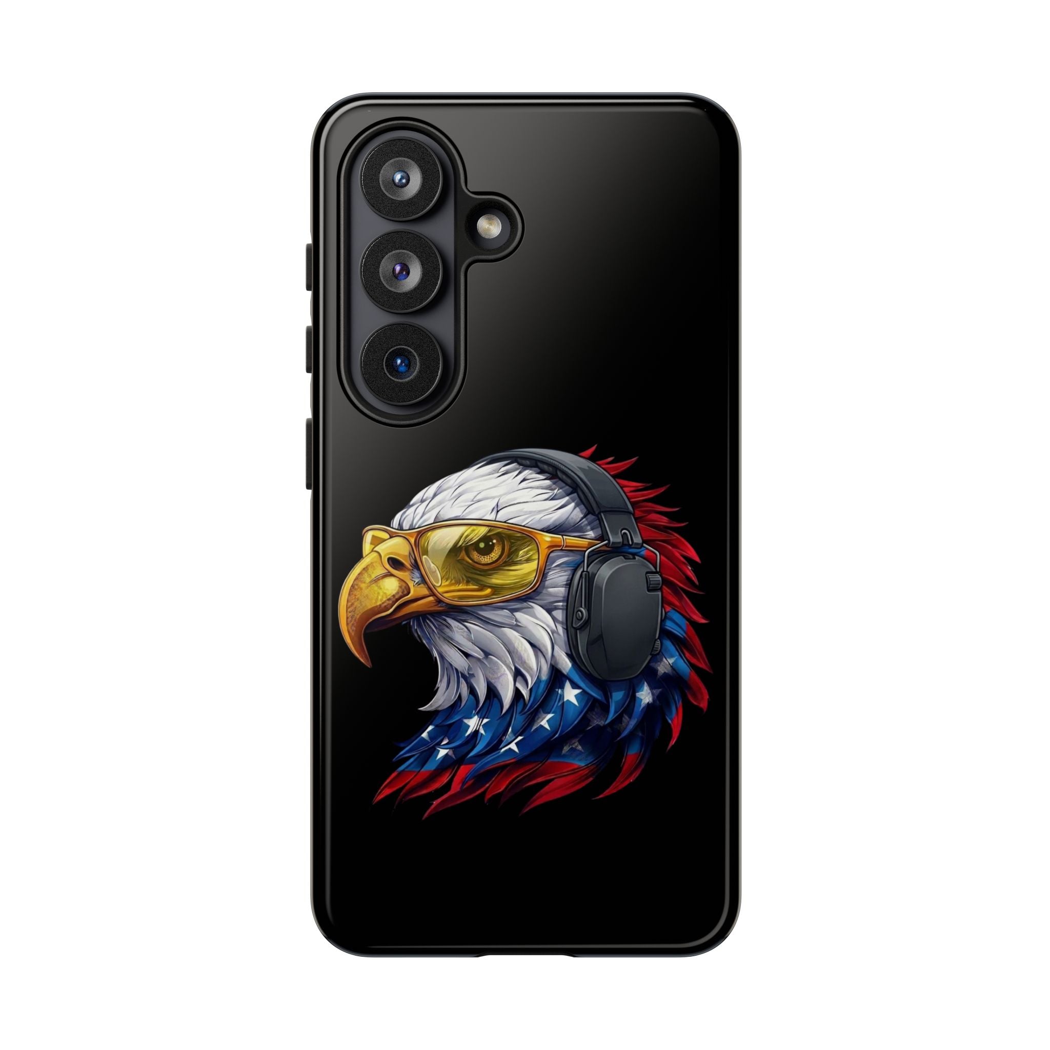Freedom Eagle Black Protective Phone Case