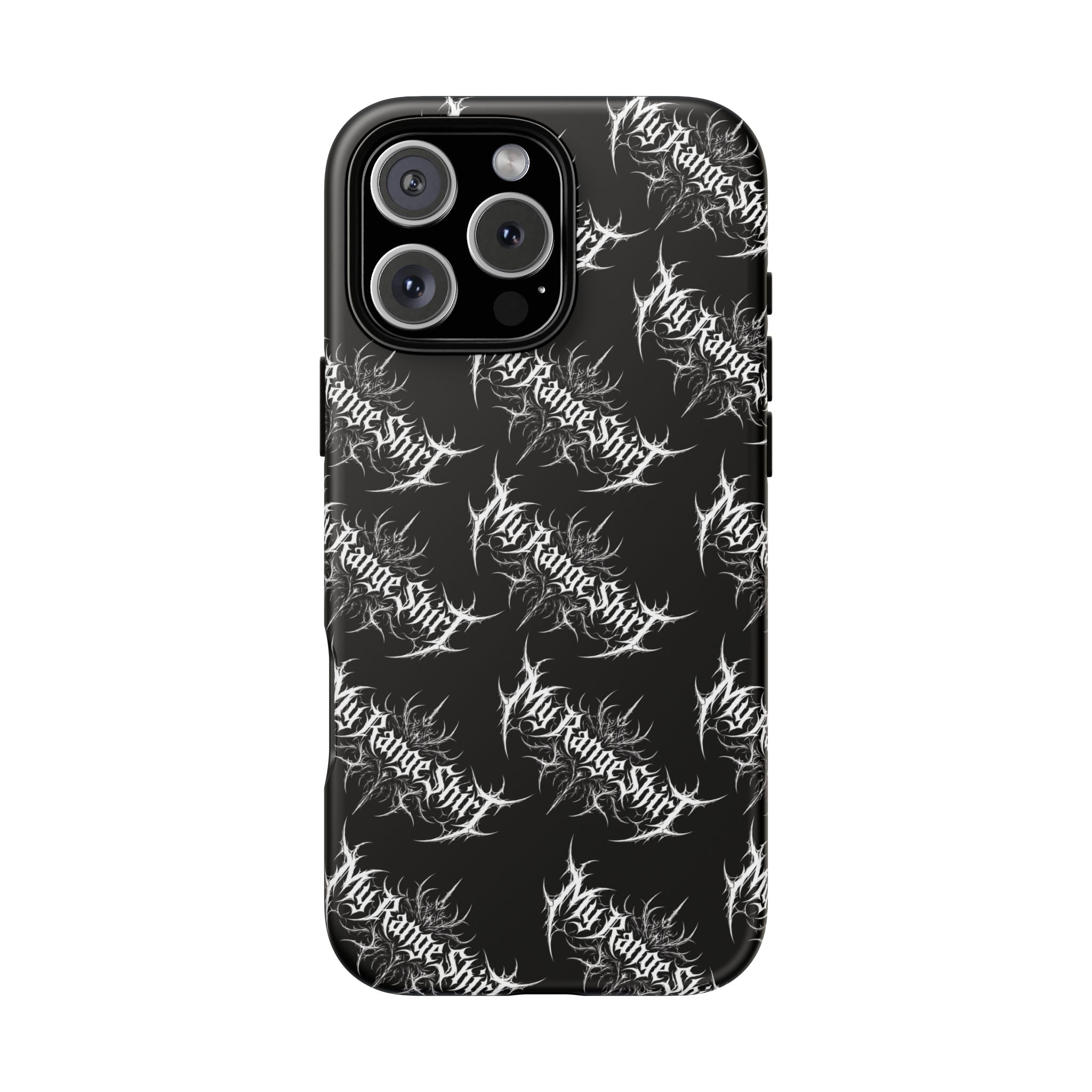 Tough Case — 'My Range Shirt' Metal Logo Black Protective Phone Case