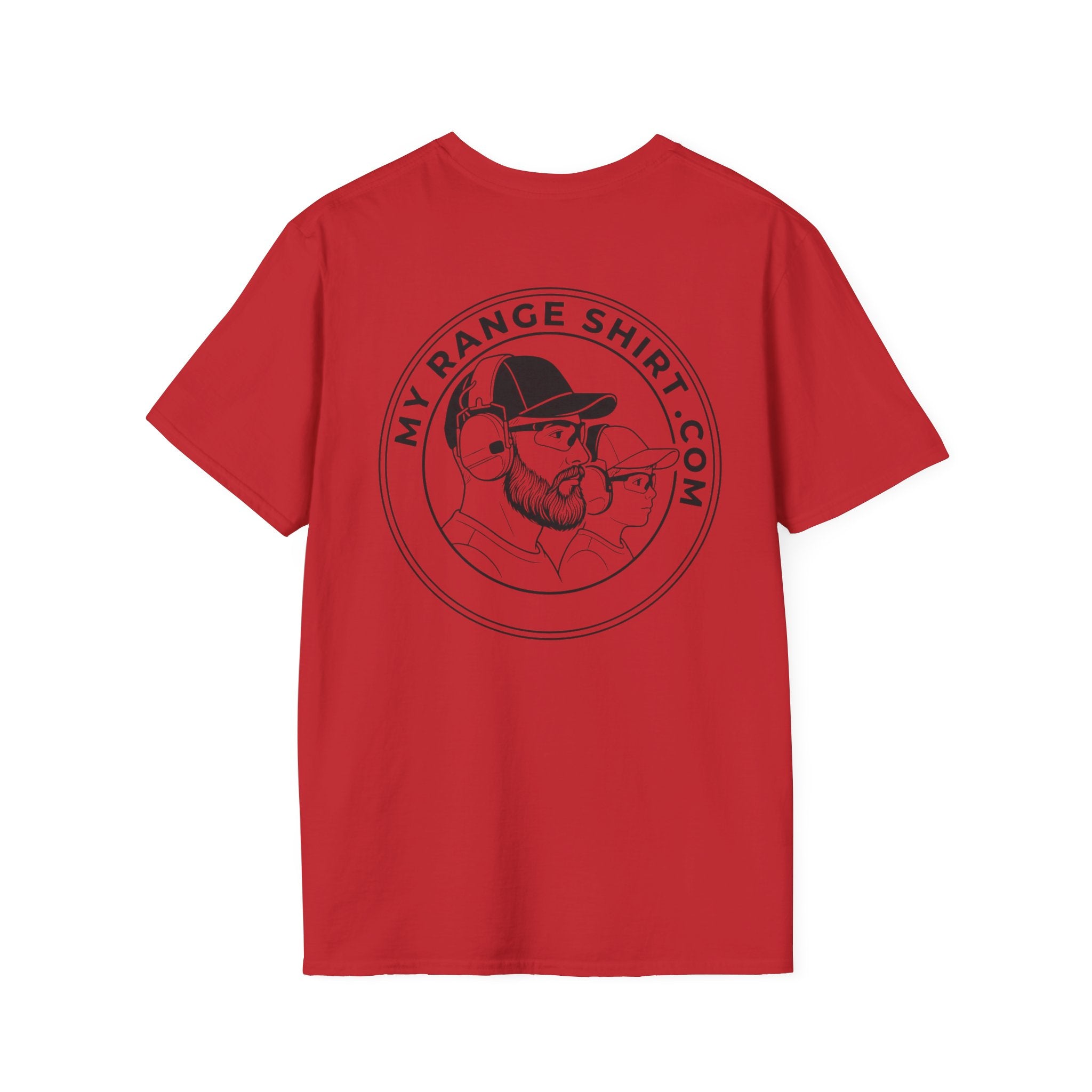Bearded Father and Son My Range T-Shirt
