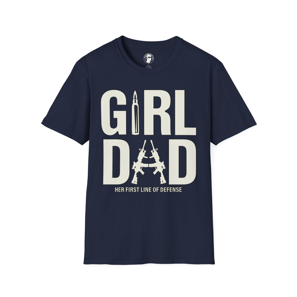 Girl Dad, Her First Line of Defense T-Shirt