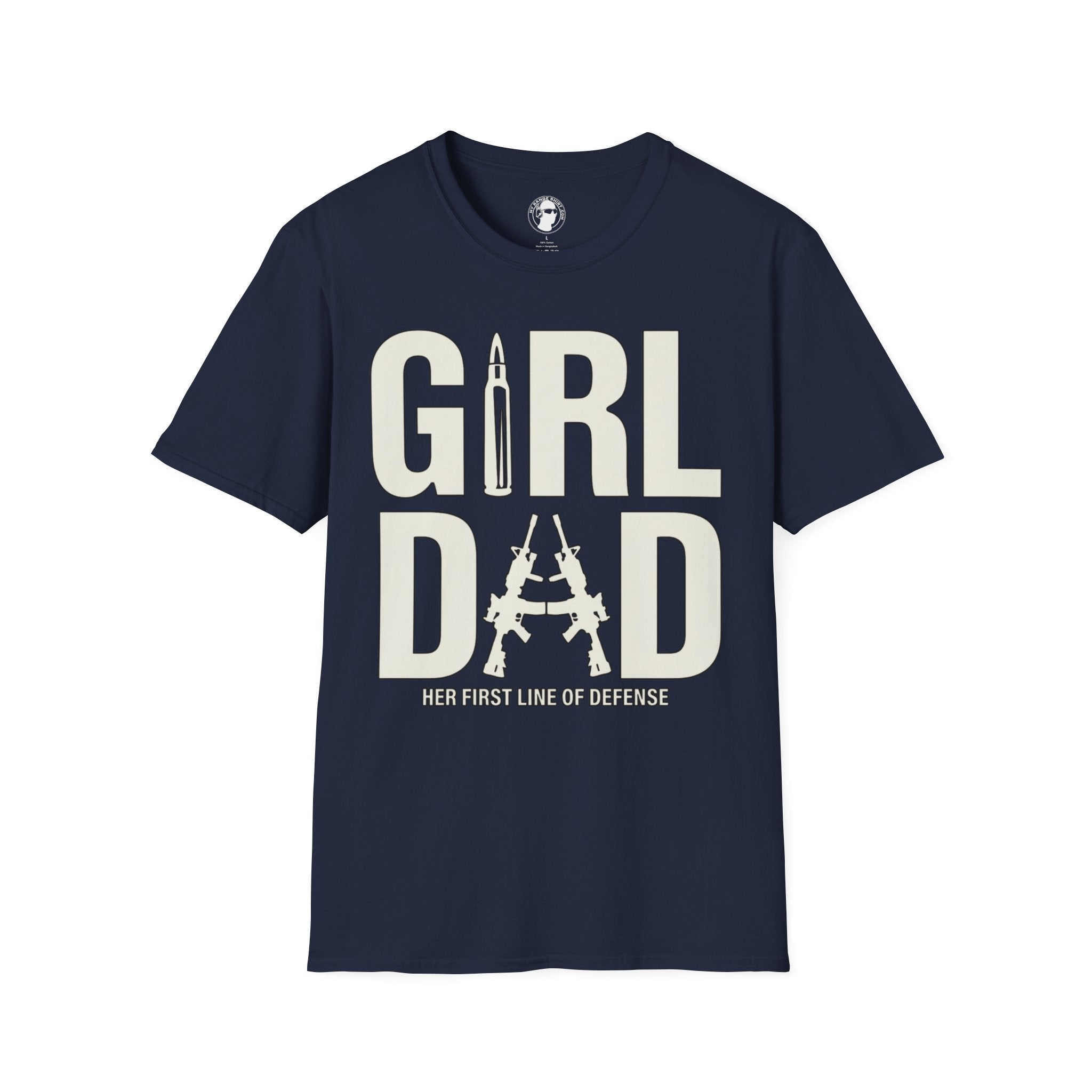 Girl Dad, Her First Line of Defense T-Shirt