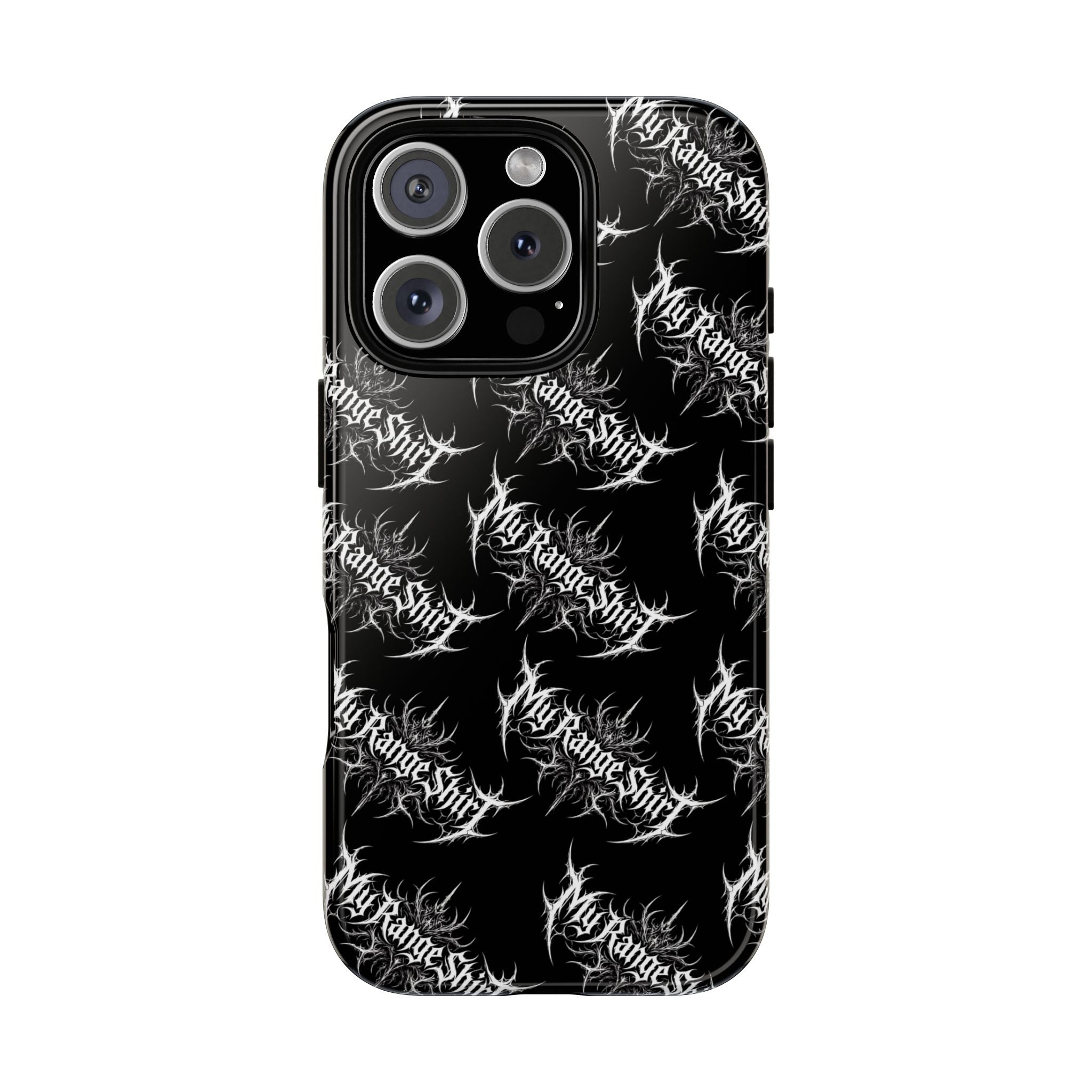 Tough Case — 'My Range Shirt' Metal Logo Black Protective Phone Case