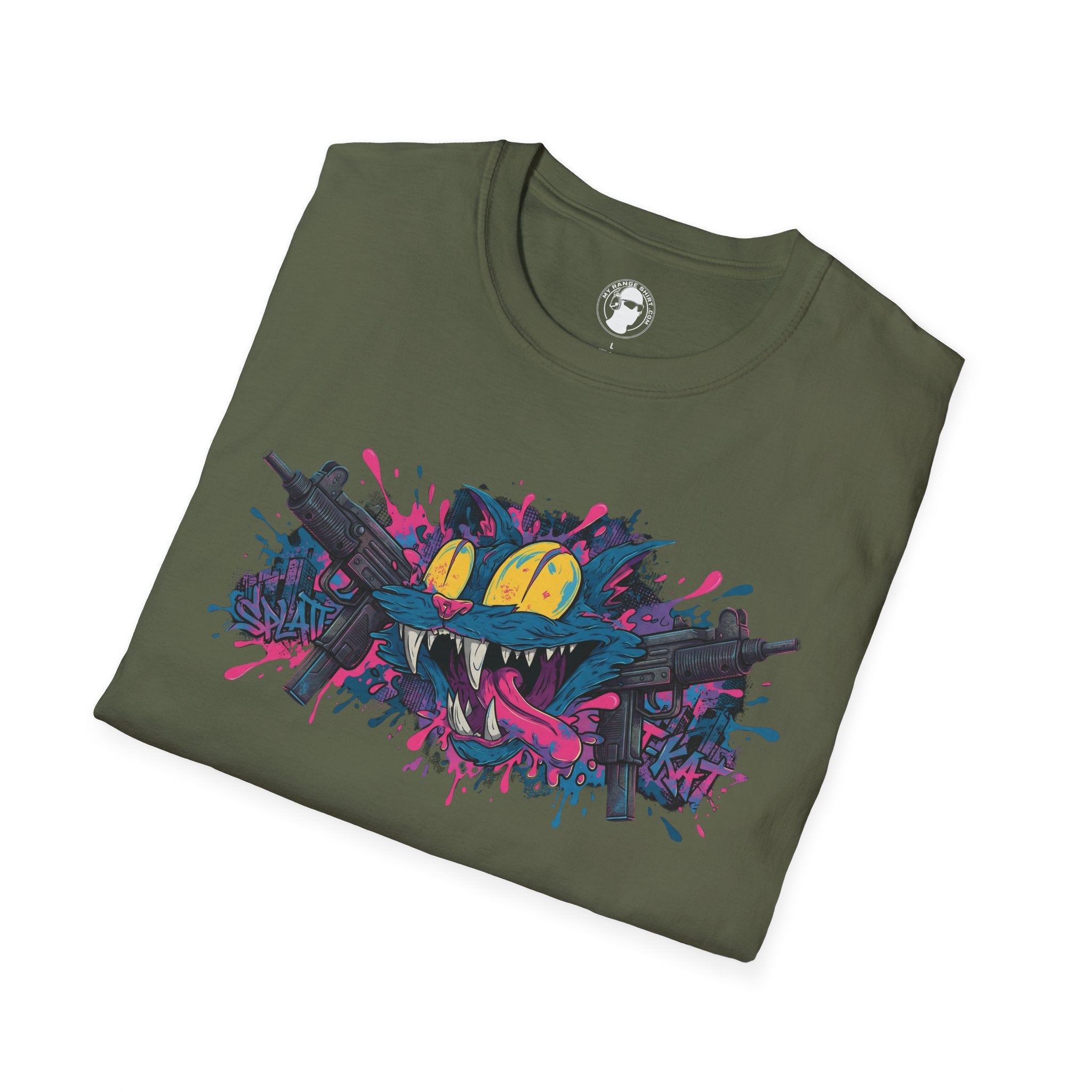 Cat Street Art T-Shirt