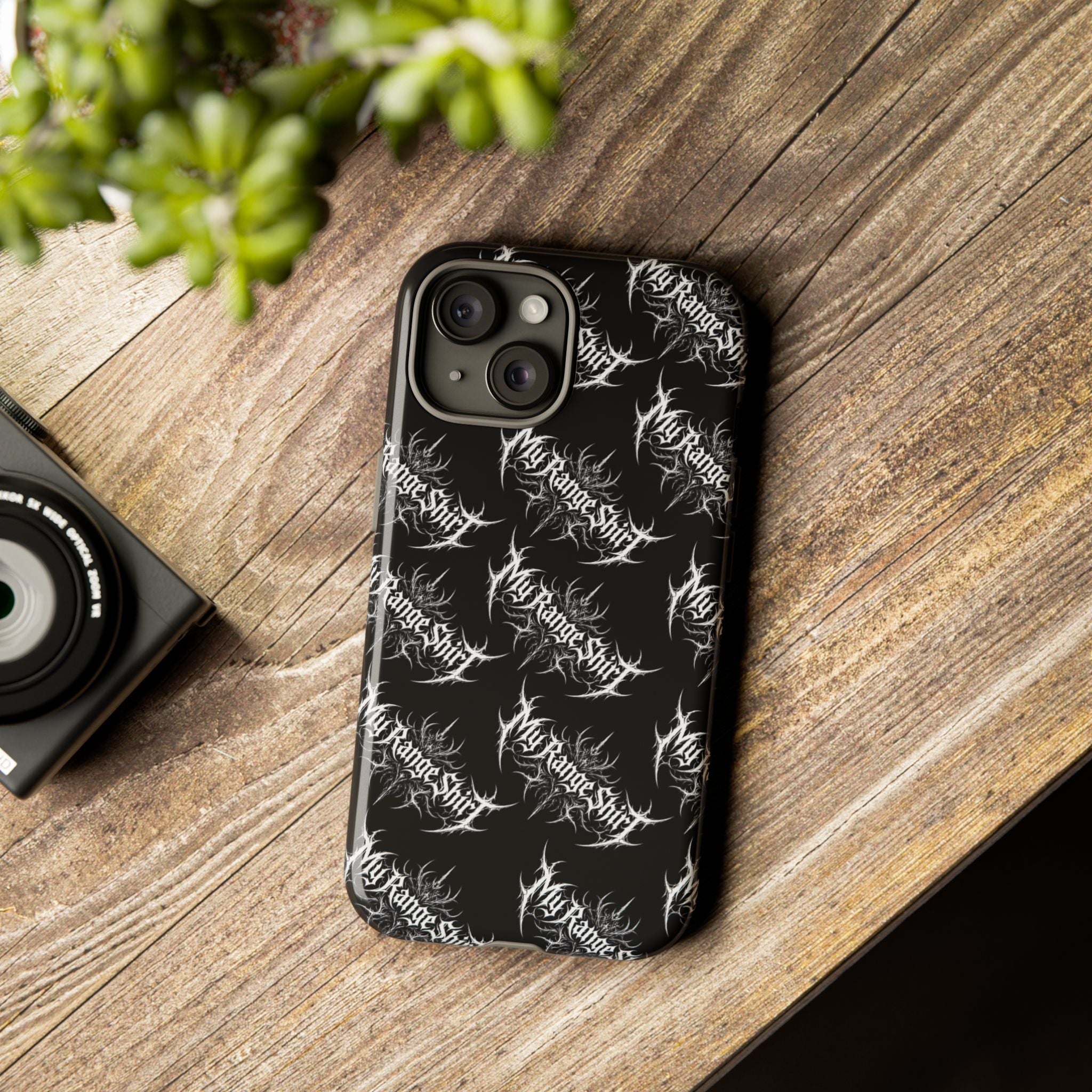 Tough Case — 'My Range Shirt' Metal Logo Black Protective Phone Case