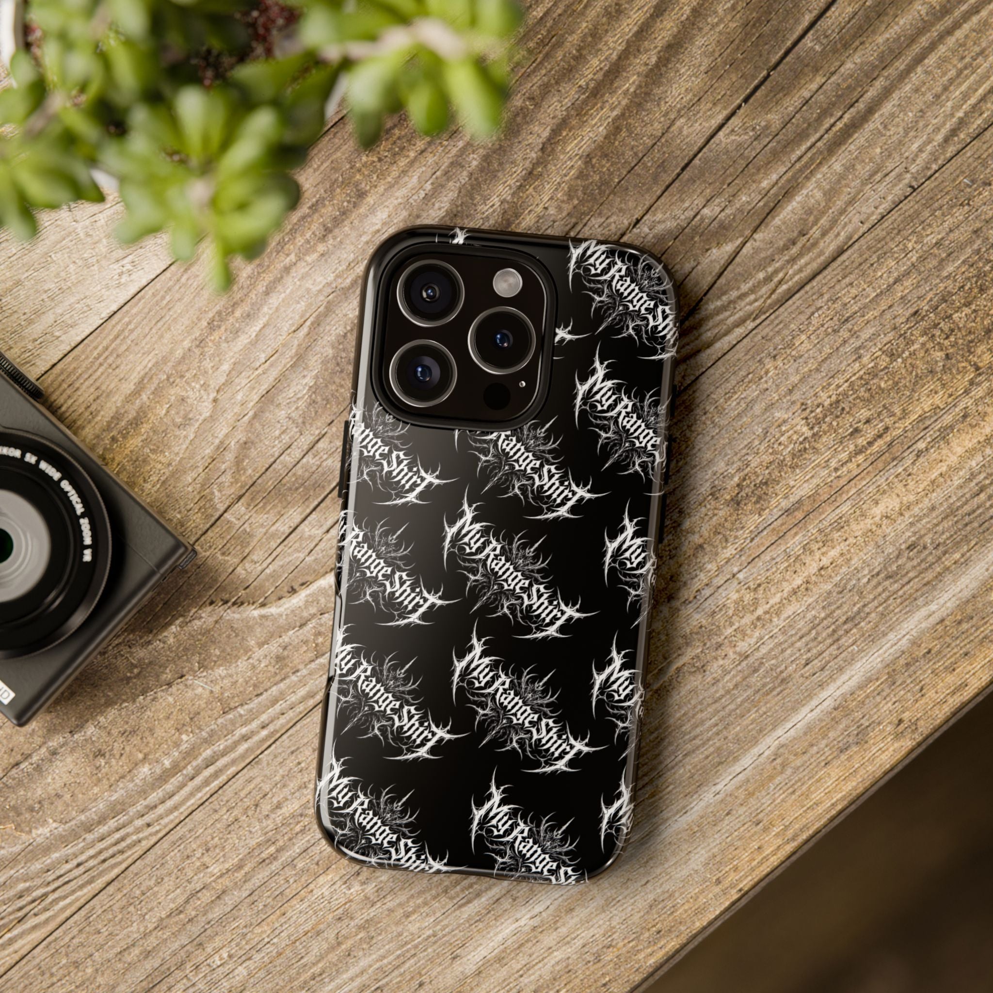 Tough Case — 'My Range Shirt' Metal Logo Black Protective Phone Case